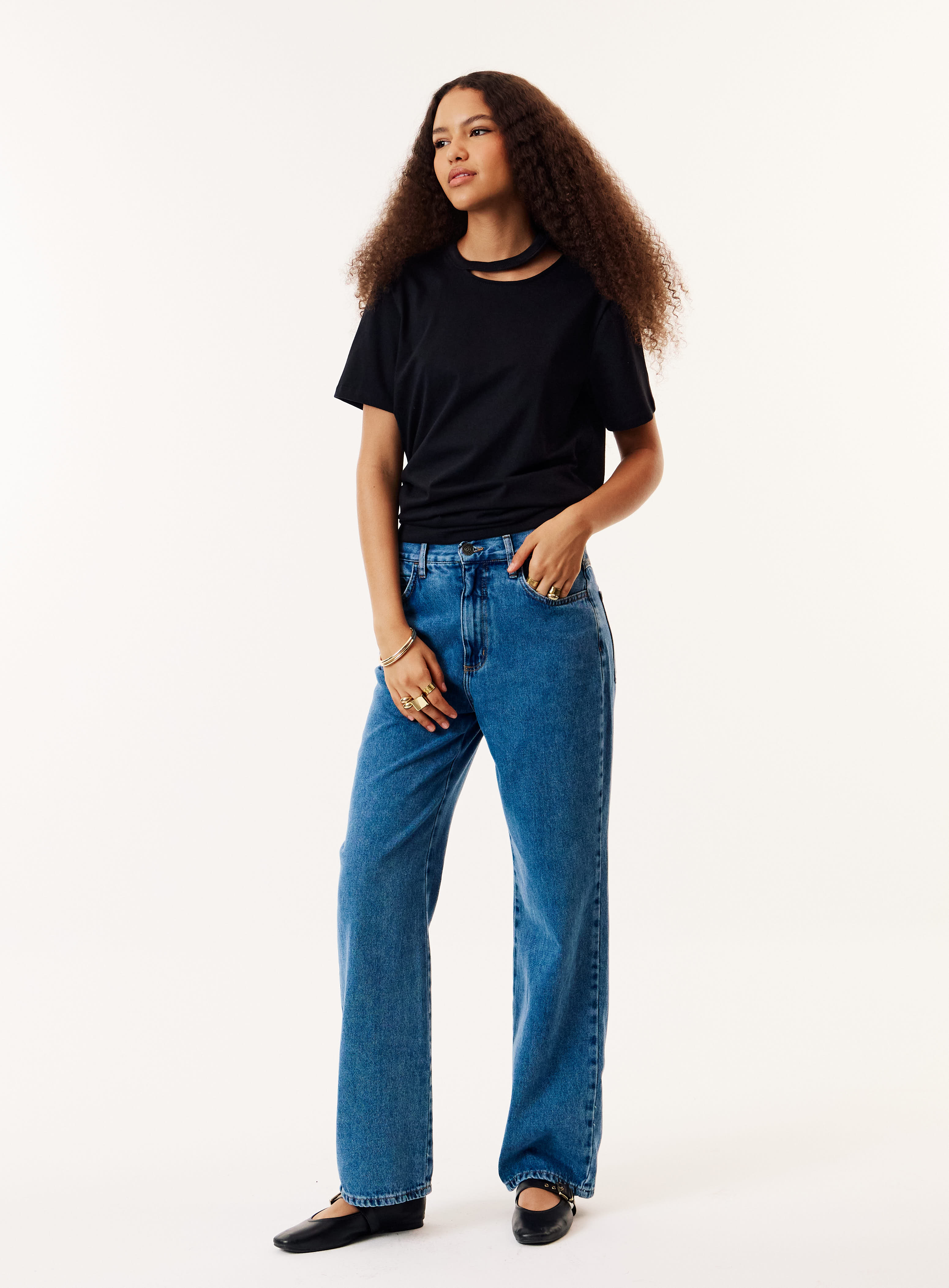 CALÇA JEANS BARCELONA 34 INDIGO