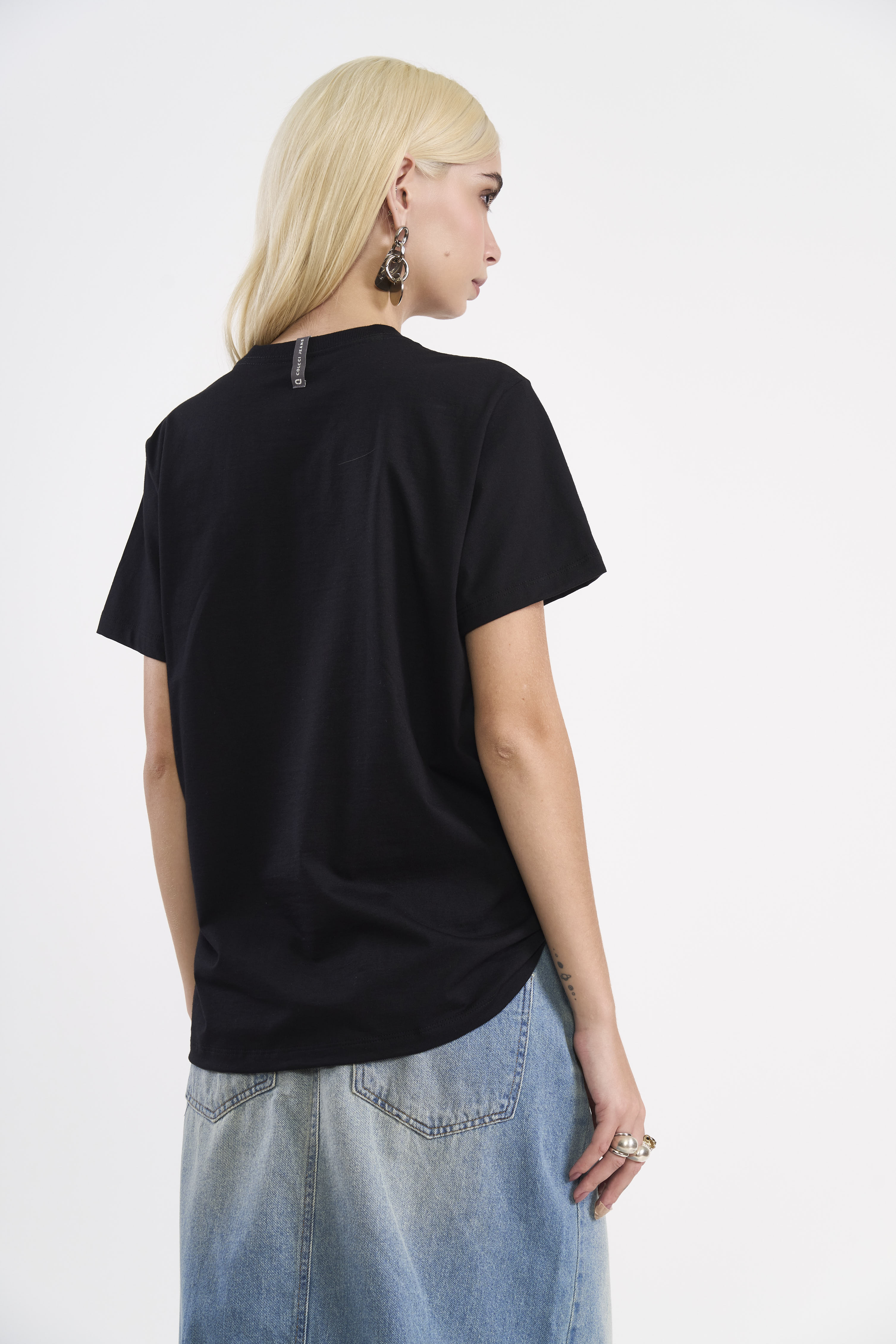 CAMISETA ESTAMPADA P PRETO