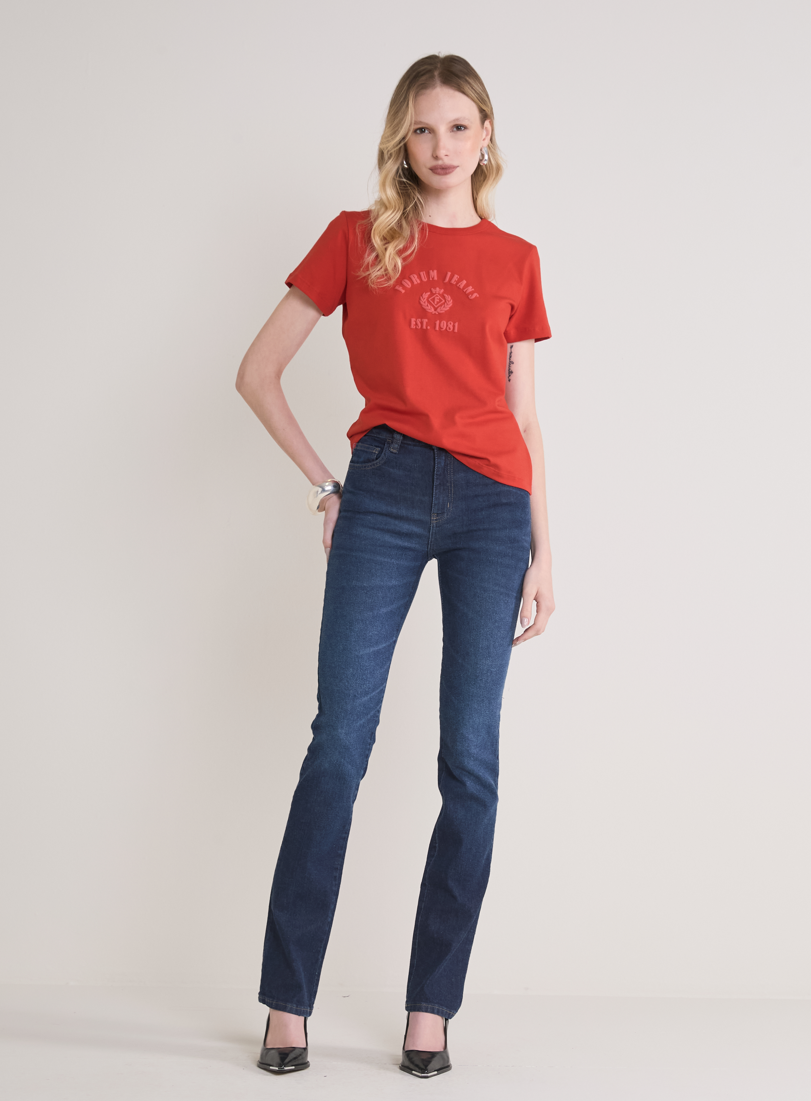 CAMISETA FORUM G BEGE PILAR