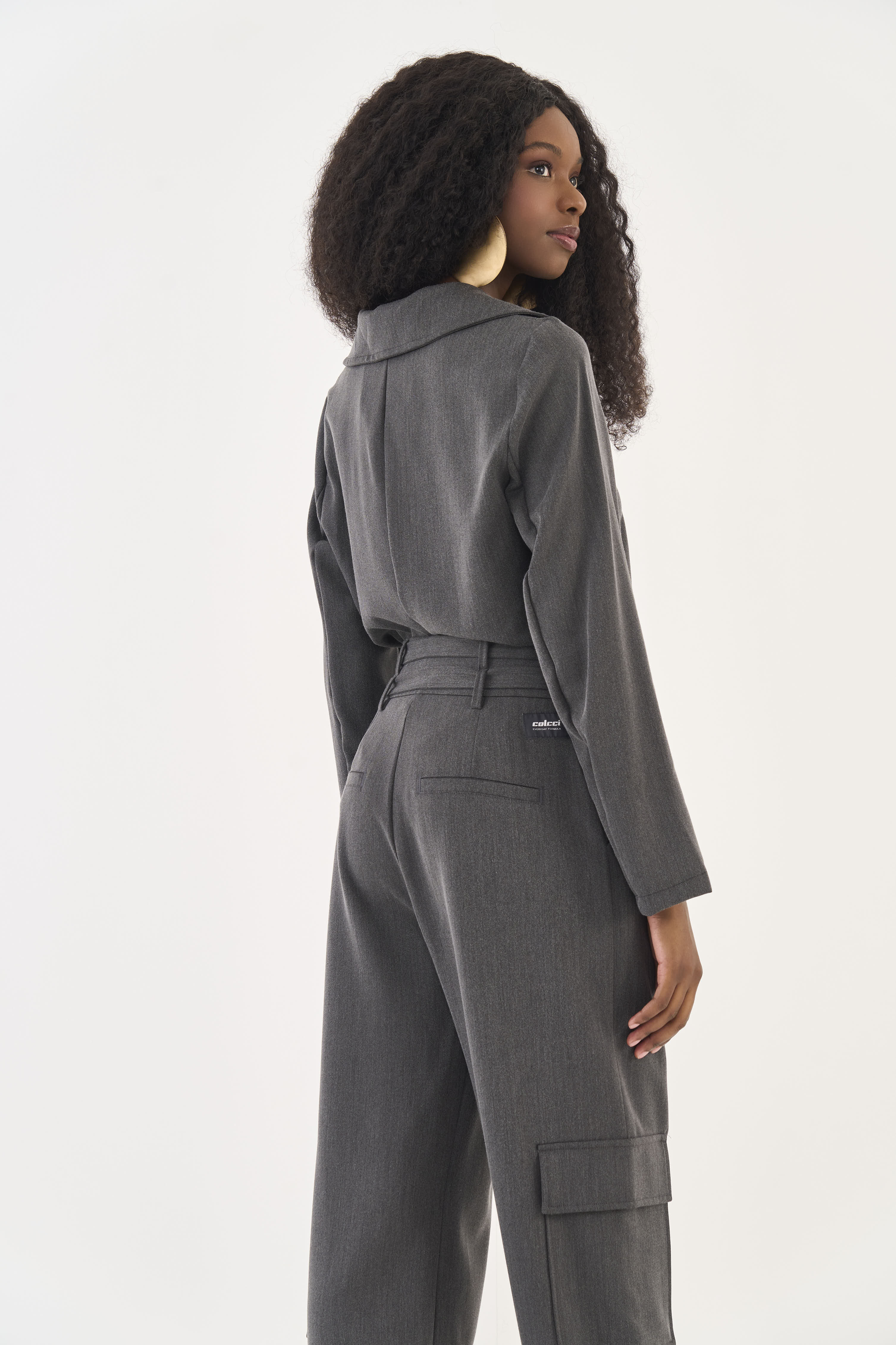 CASACO COLCCI G PRETO/CINZA
