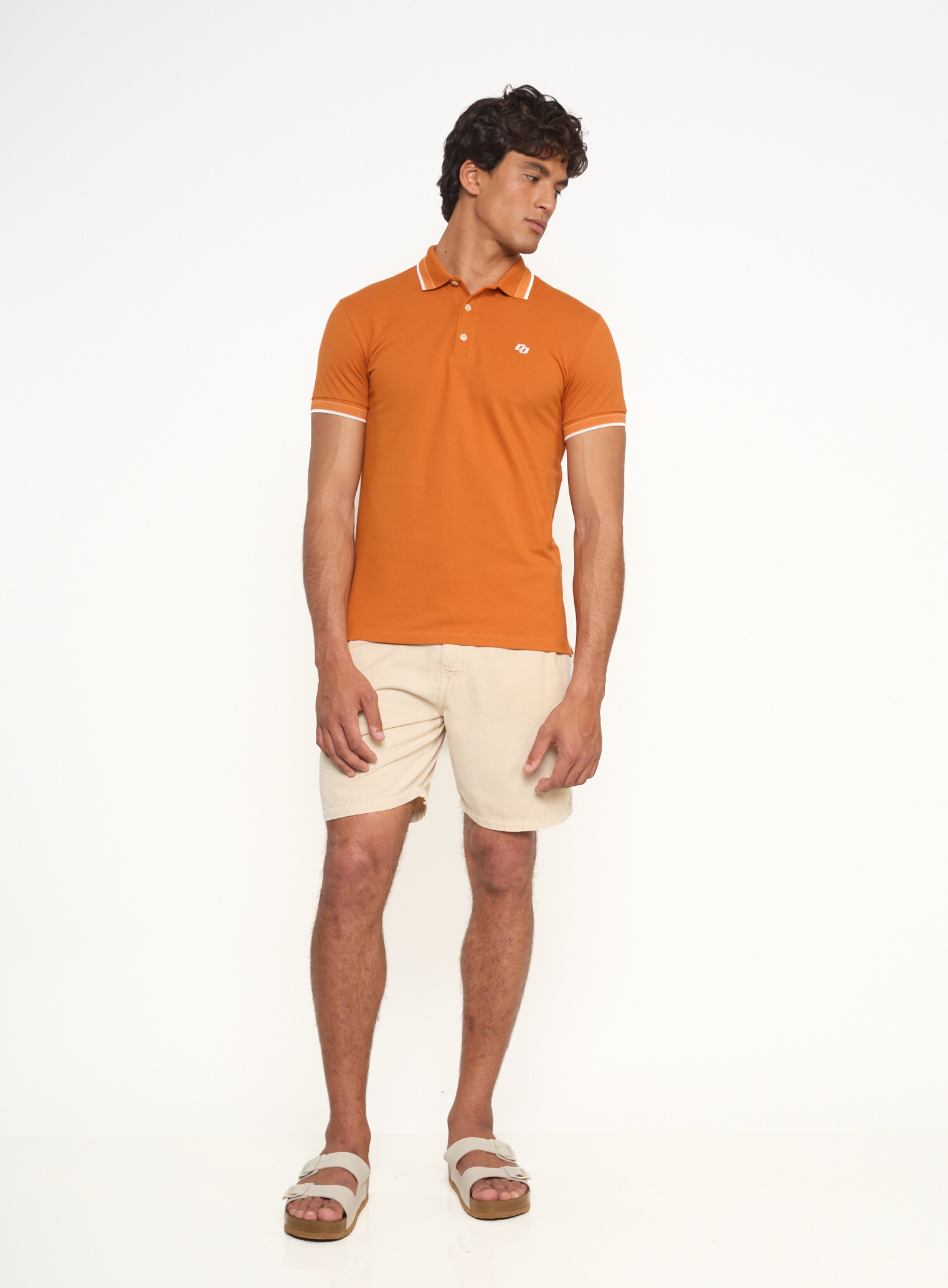 POLO COLCCI GG MARROM TUILE