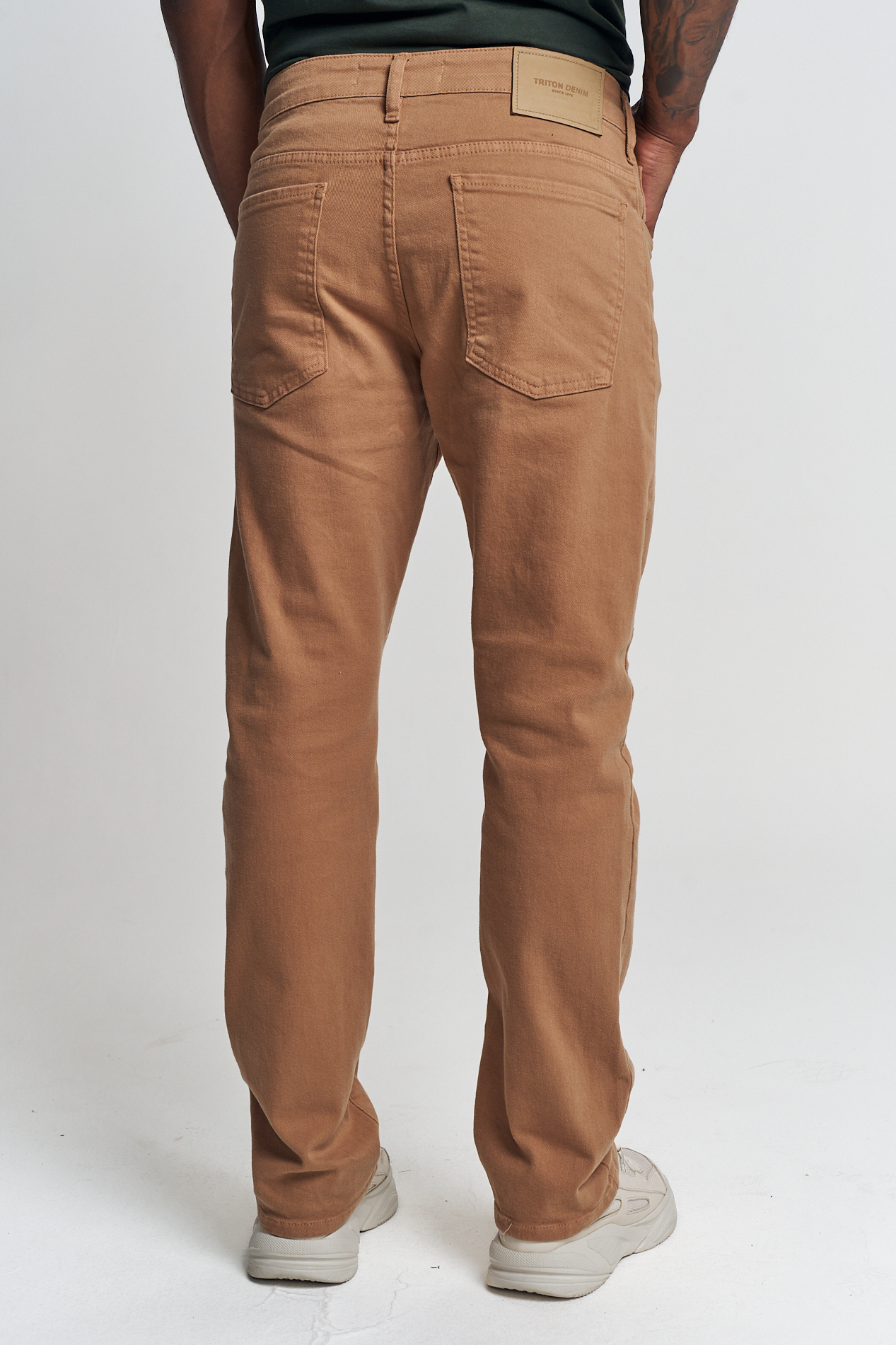 CALÇA SARJA LEO 42 BEGE TANNUR
