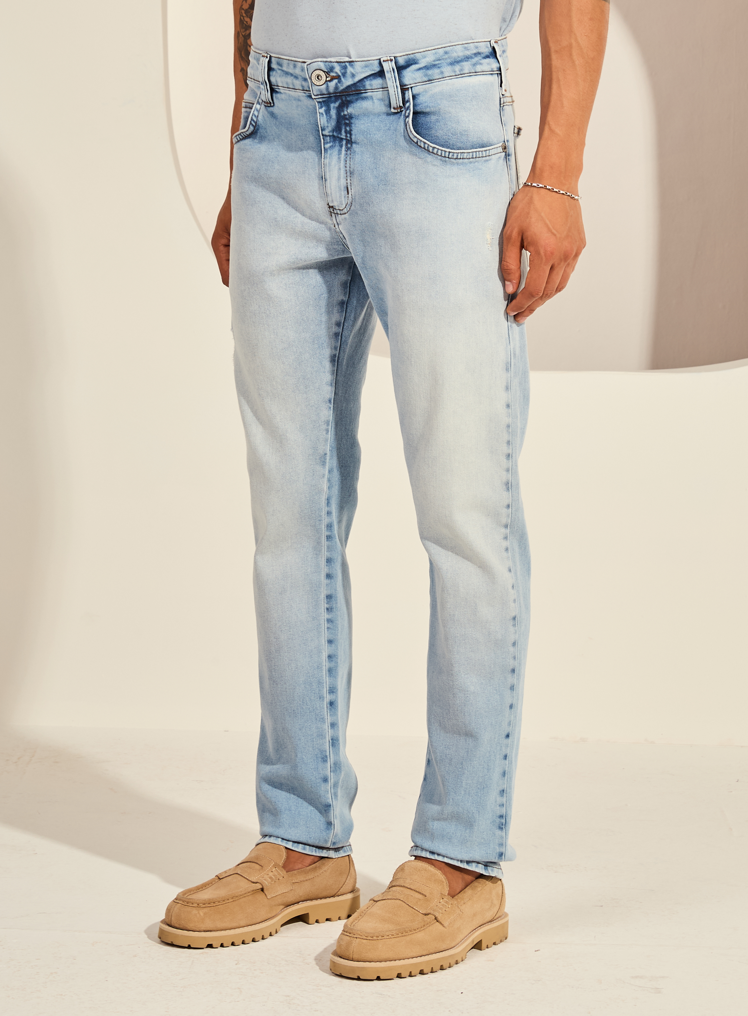CALÇA JEANS PAUL SLIM 38 INDIGO
