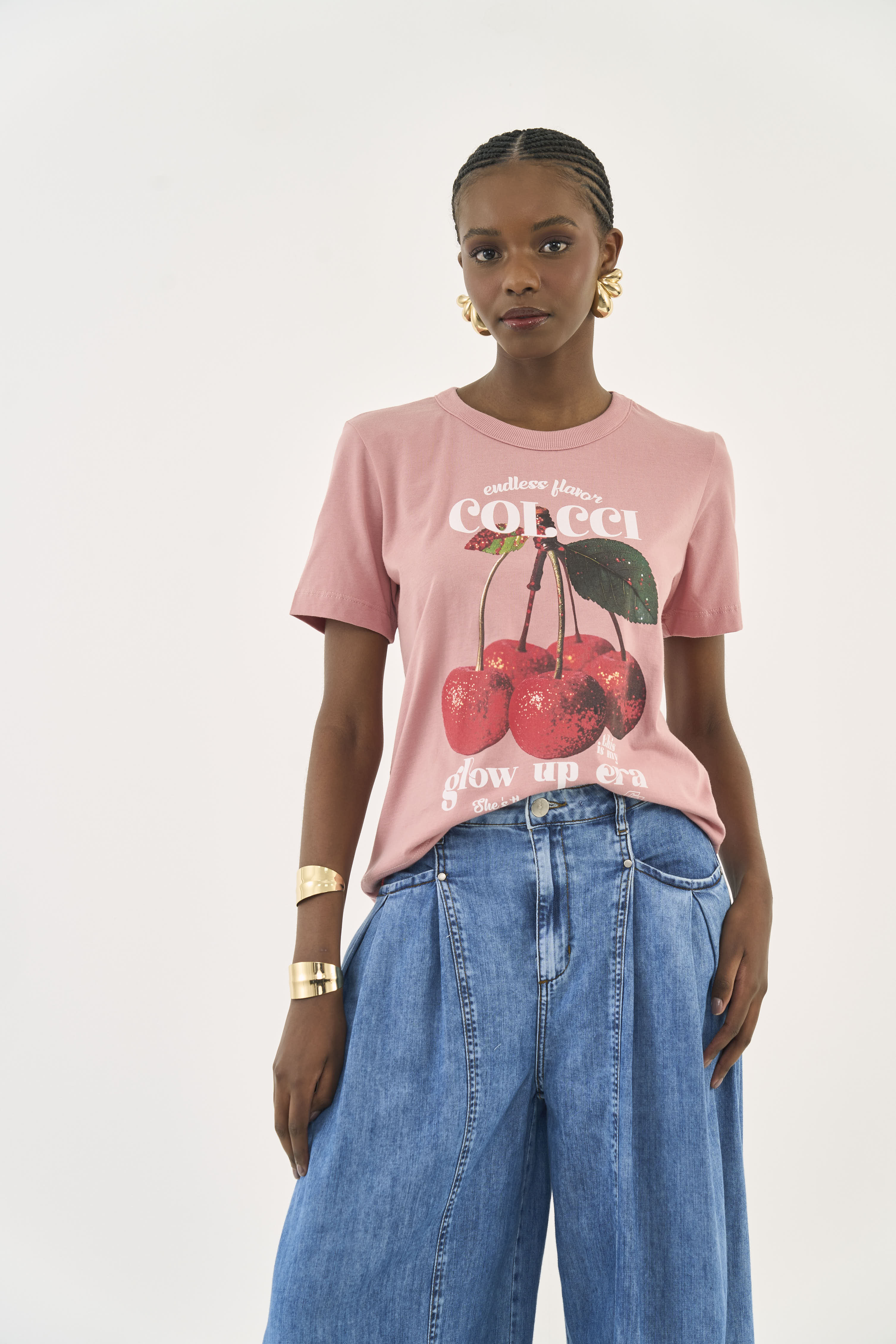 CAMISETA COLCCI M ROSA TEVA