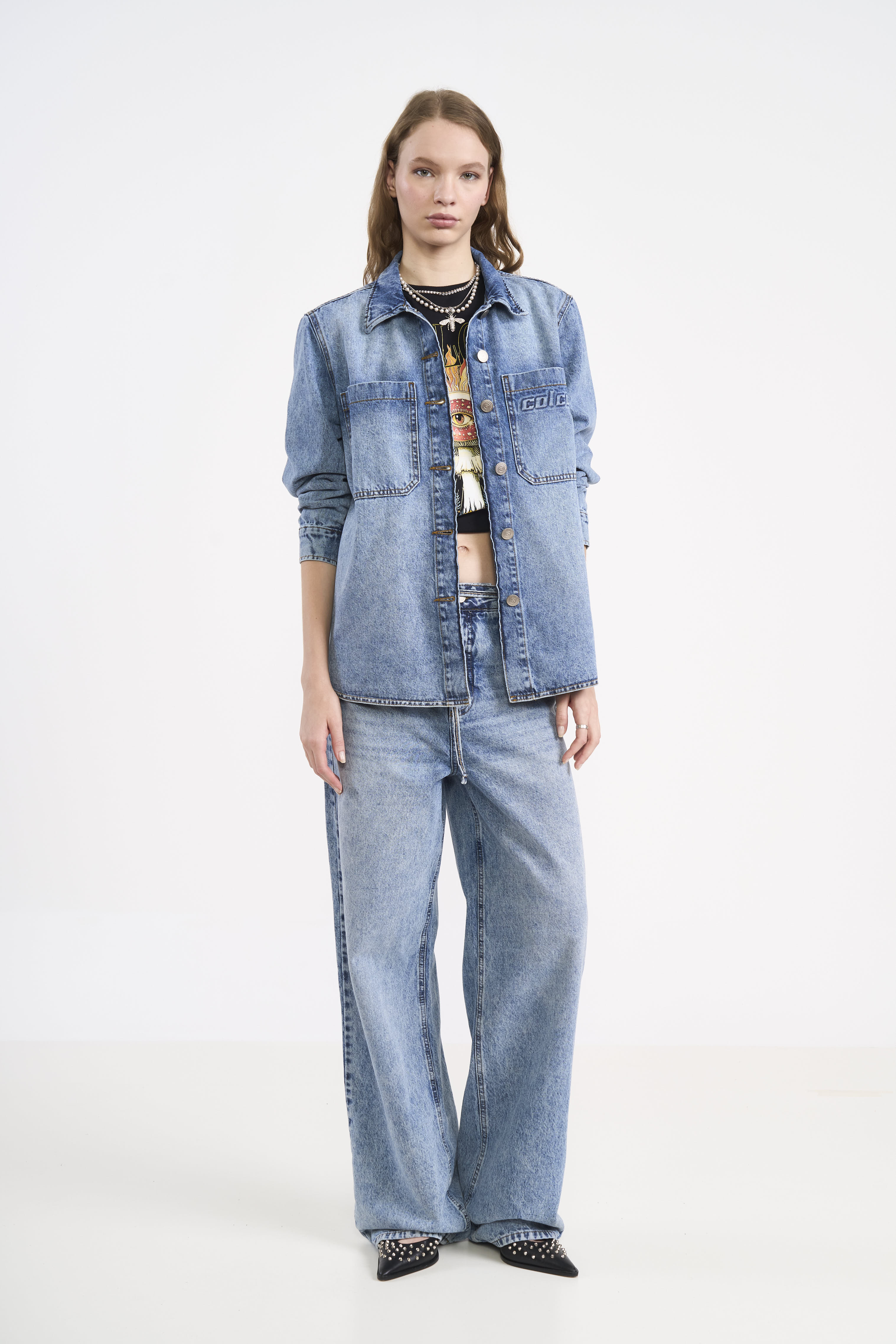 CALÇA JEANS BRUNA LOW 42 INDIGO