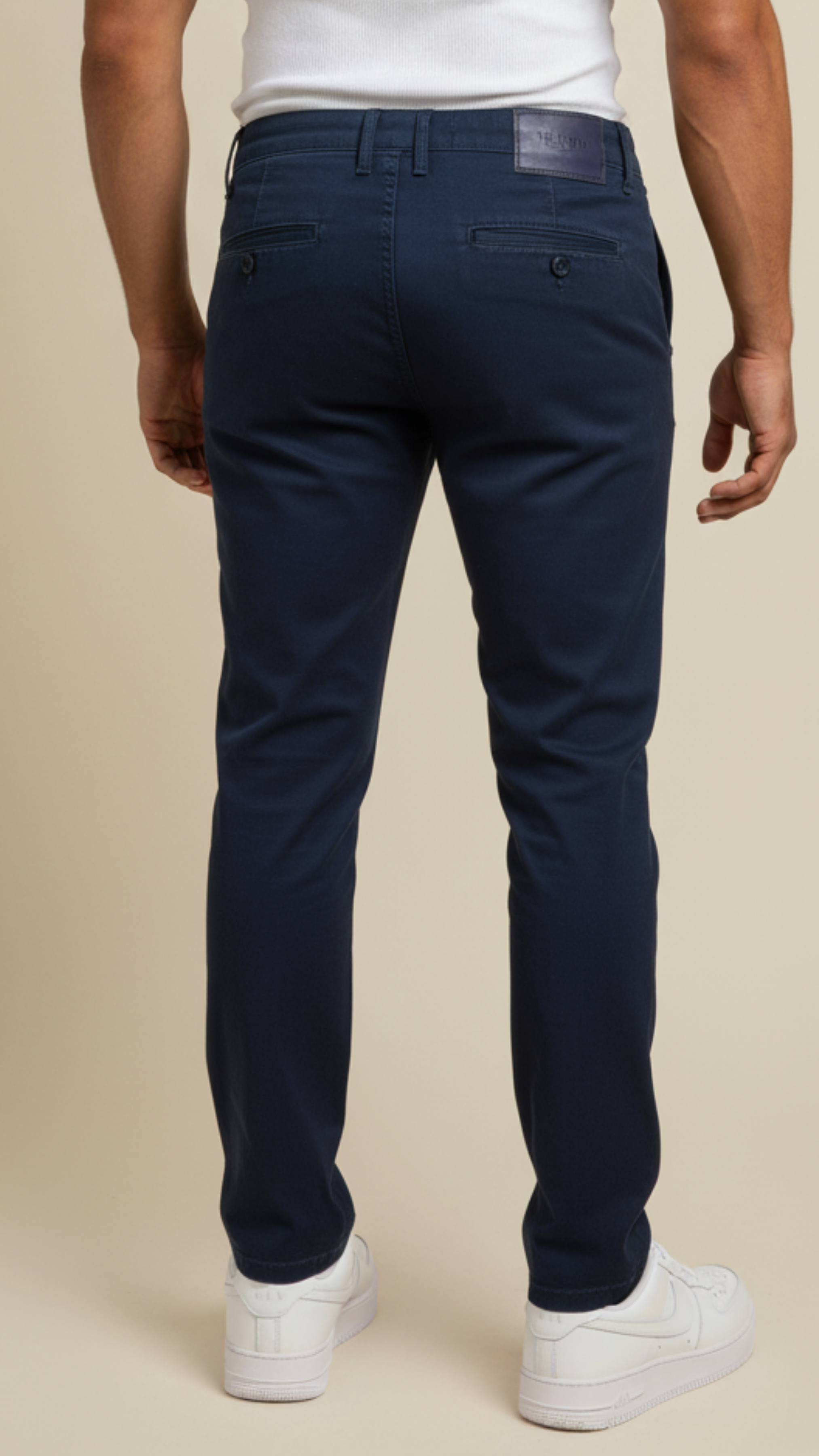 CALÇA SARJA CHINO 38 AZUL DARKNESS