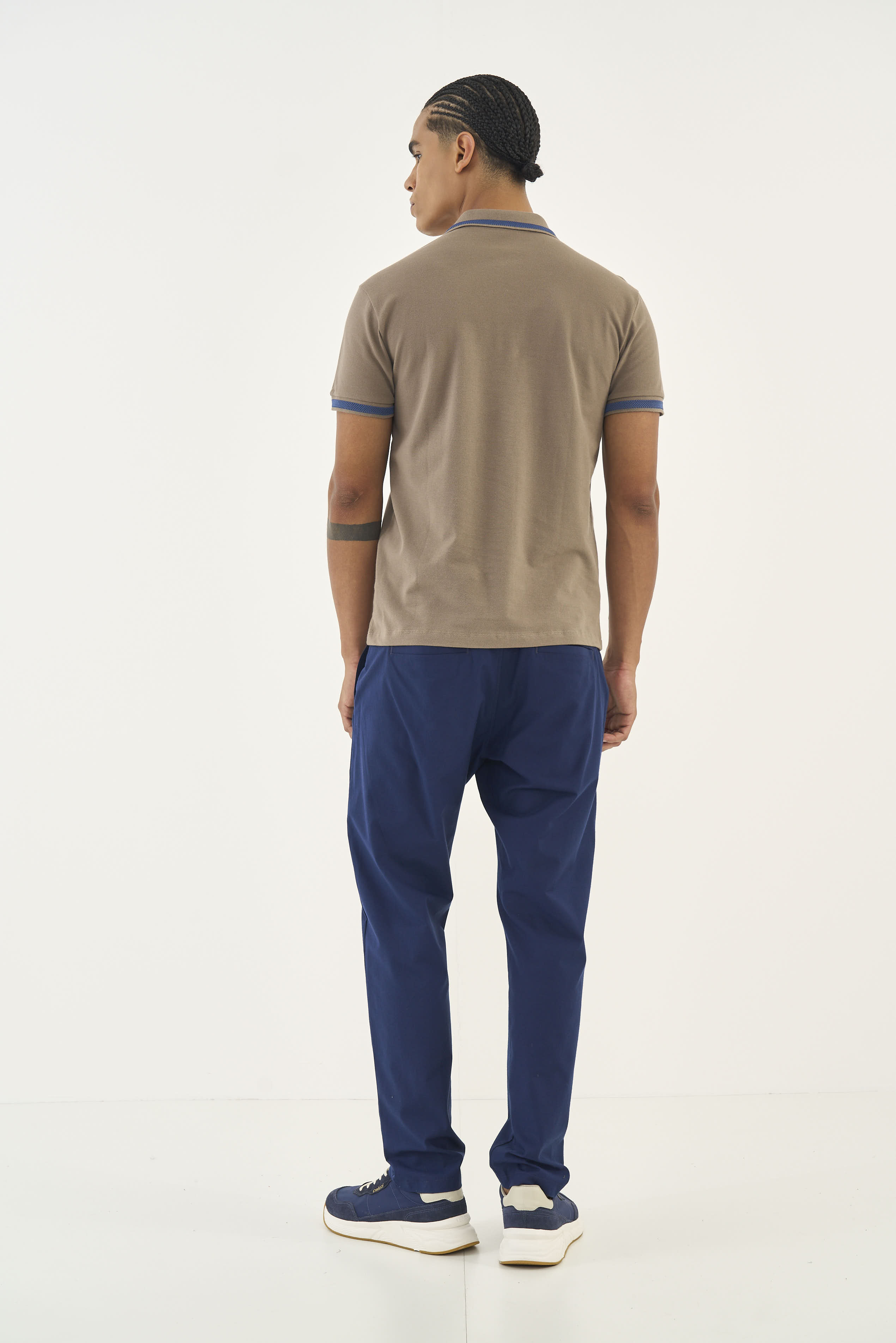 POLO COLCCI P BEGE CINZAS