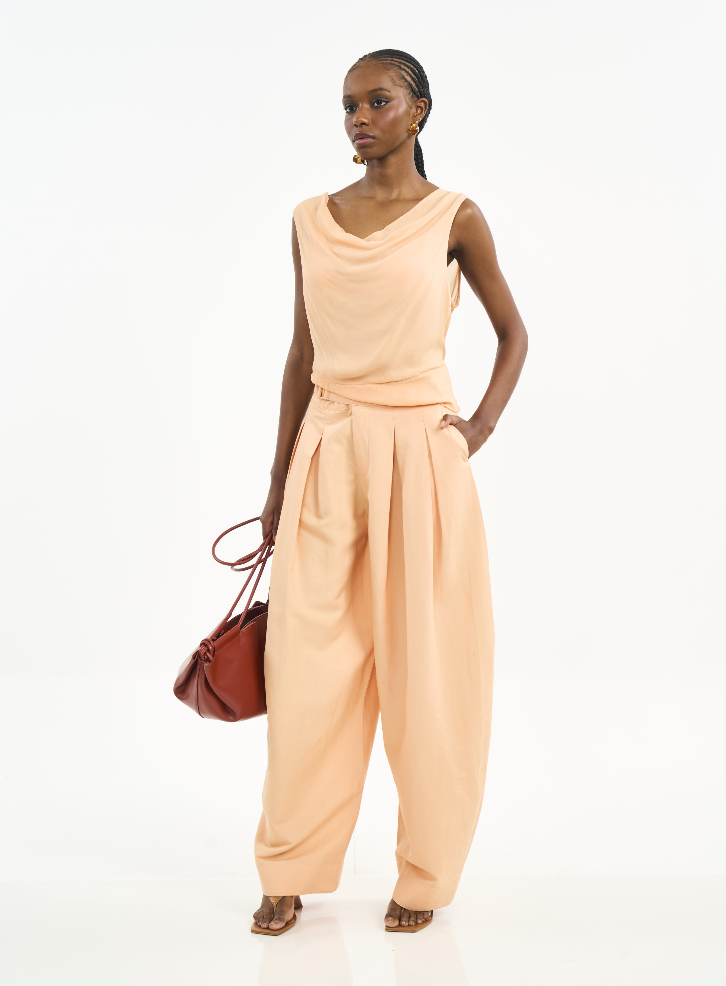 BLUSA COLCCI P LARANJA CORAL S
