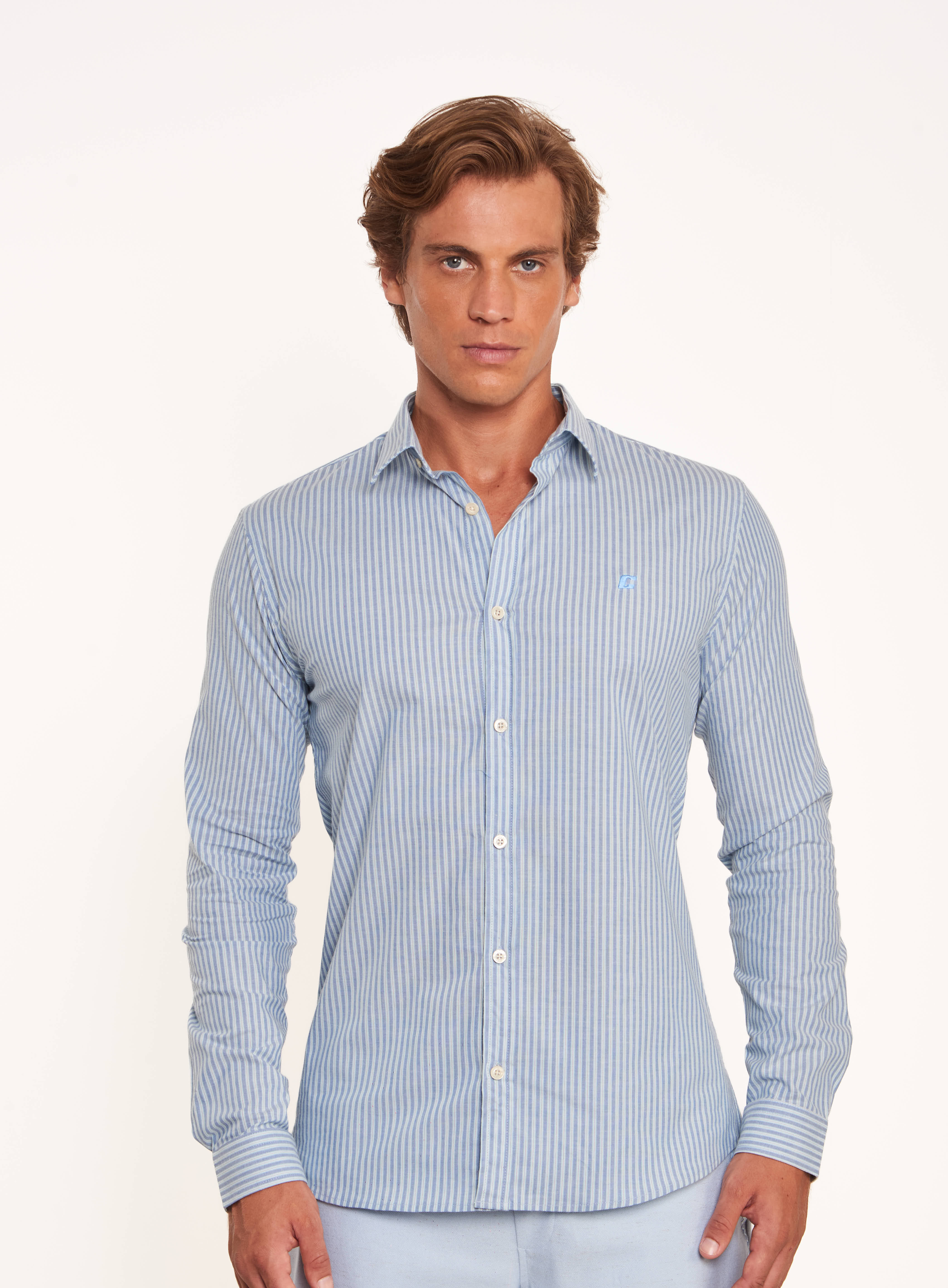 CAMISA LISTRADA WORK FIT GG LISTRADO