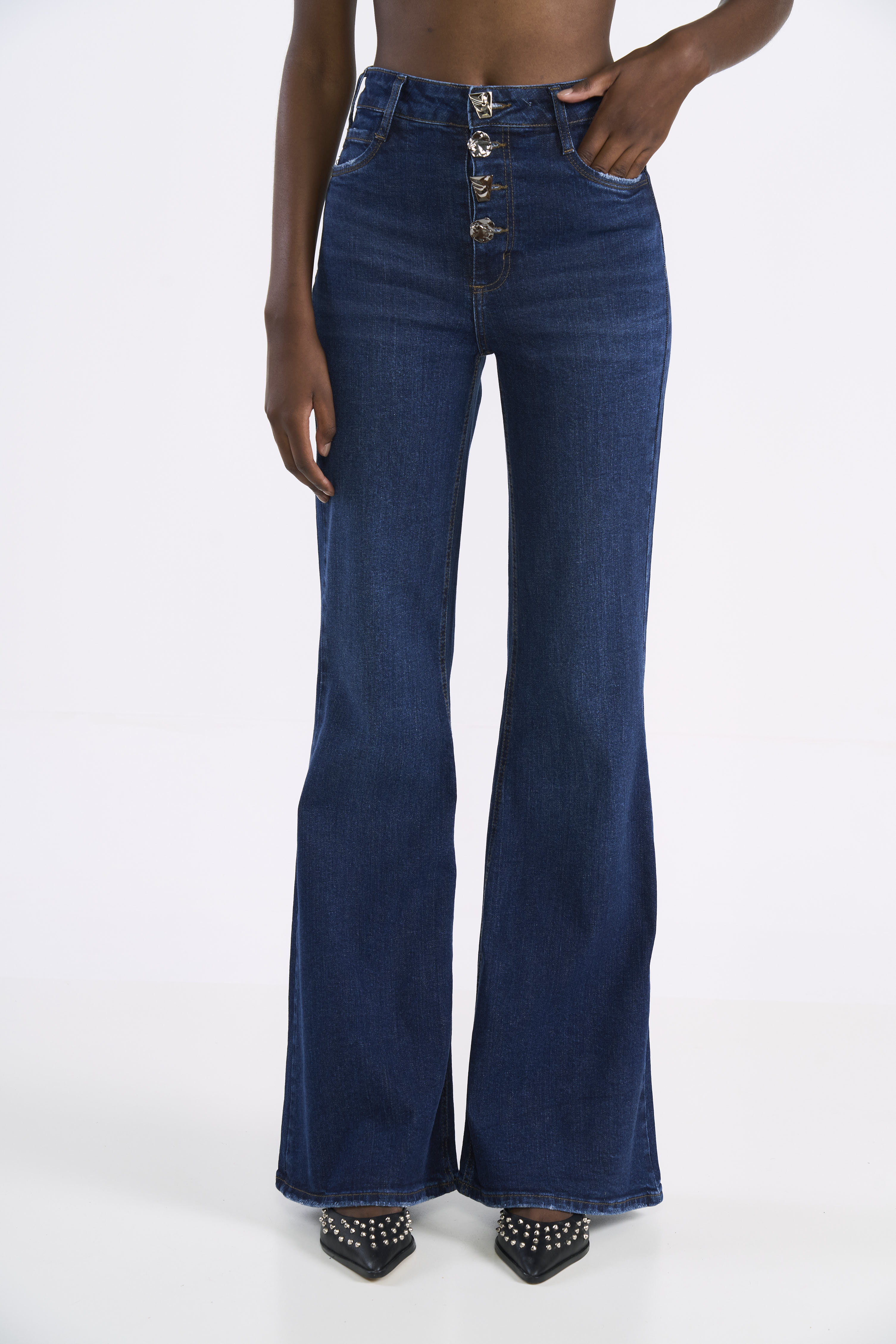 CALÇA JEANS BRUNA BOOT CUT 42 INDIGO