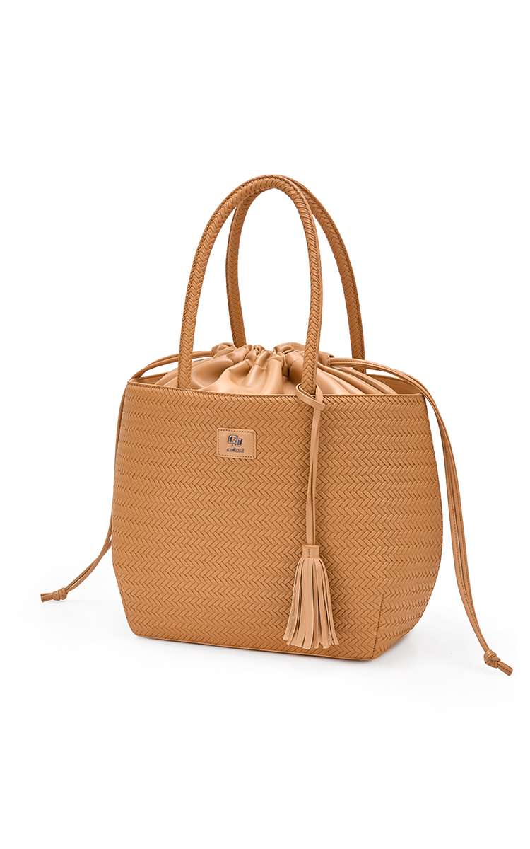 BOLSA COLCCI FEM BUCKET TRESSE U PRETO