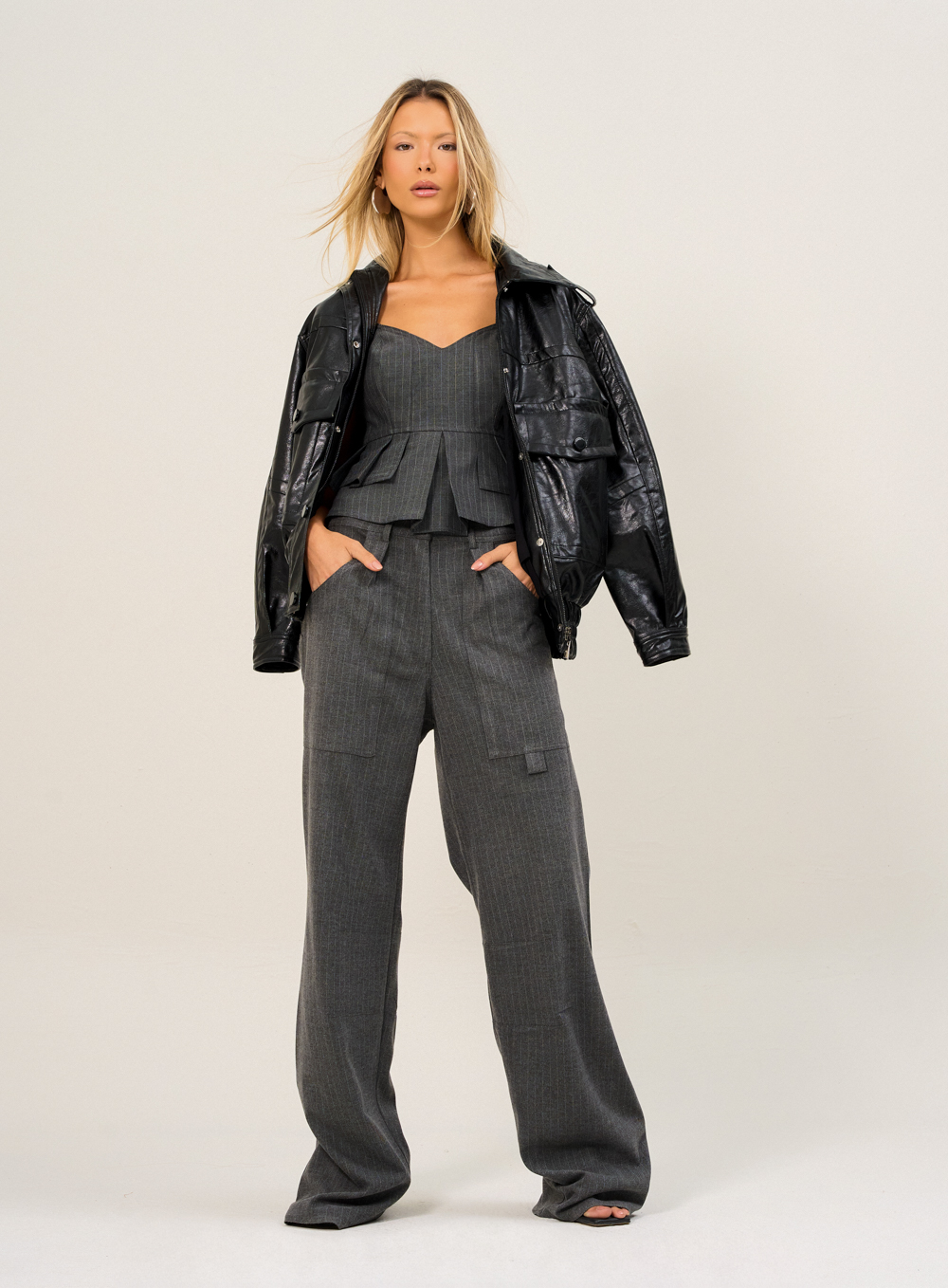 CALÇA OPEN GG BOTANIC CHIC