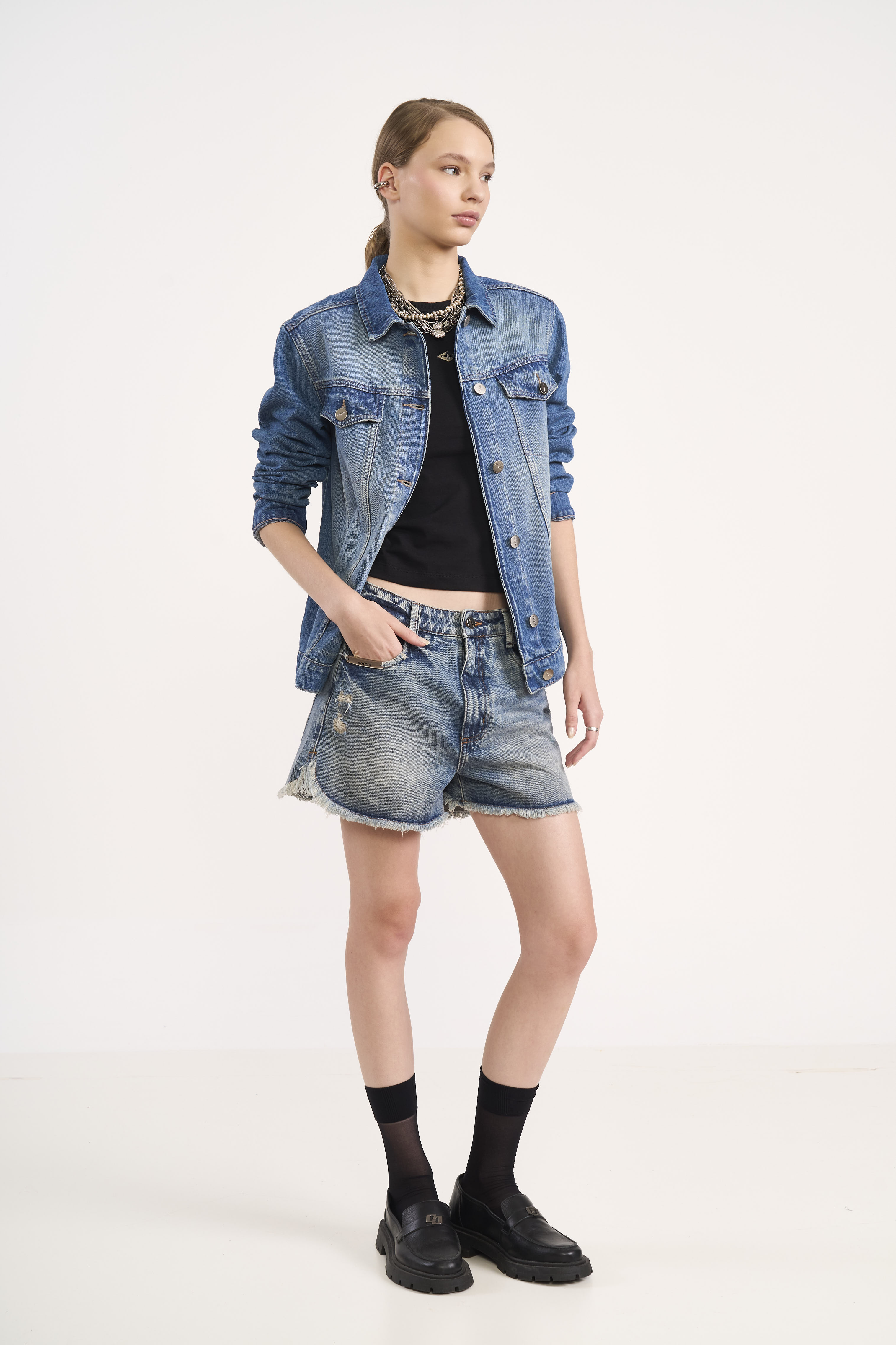 JAQUETA JEANS PP INDIGO