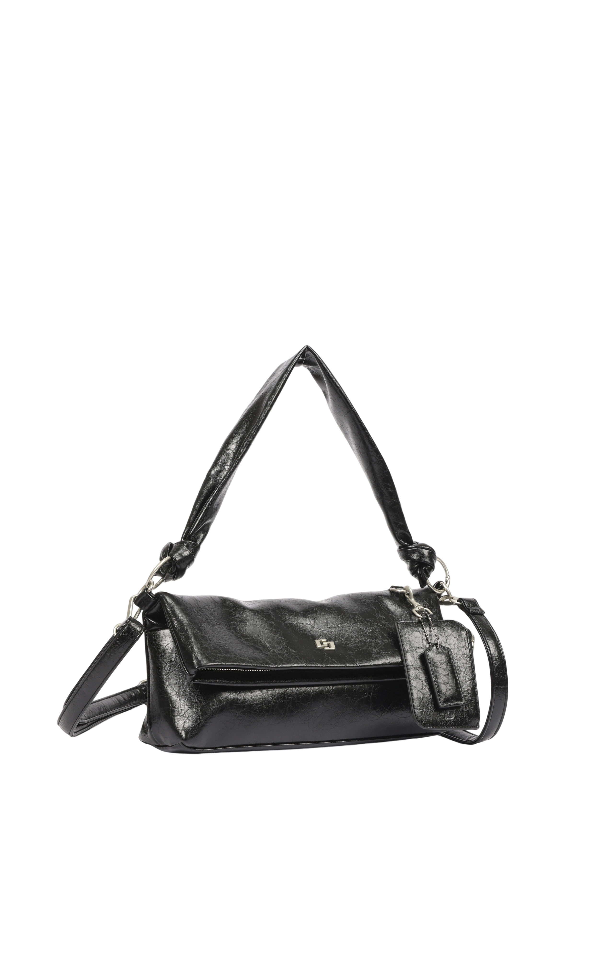 BOLSA COLCCI FEM SHOULDER TEXTURA U PRETO