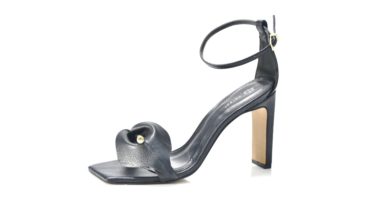 SANDALIA COLCCI FEM LIRIO SALTO ALTO 34 PRETO