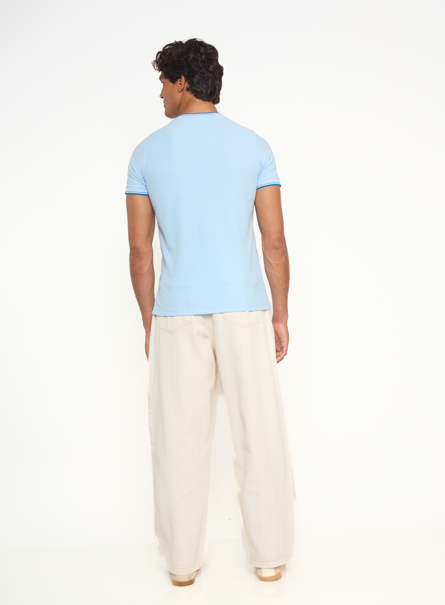 CALÇA SARJA BAGGY LONDON 42 OFF SHELL