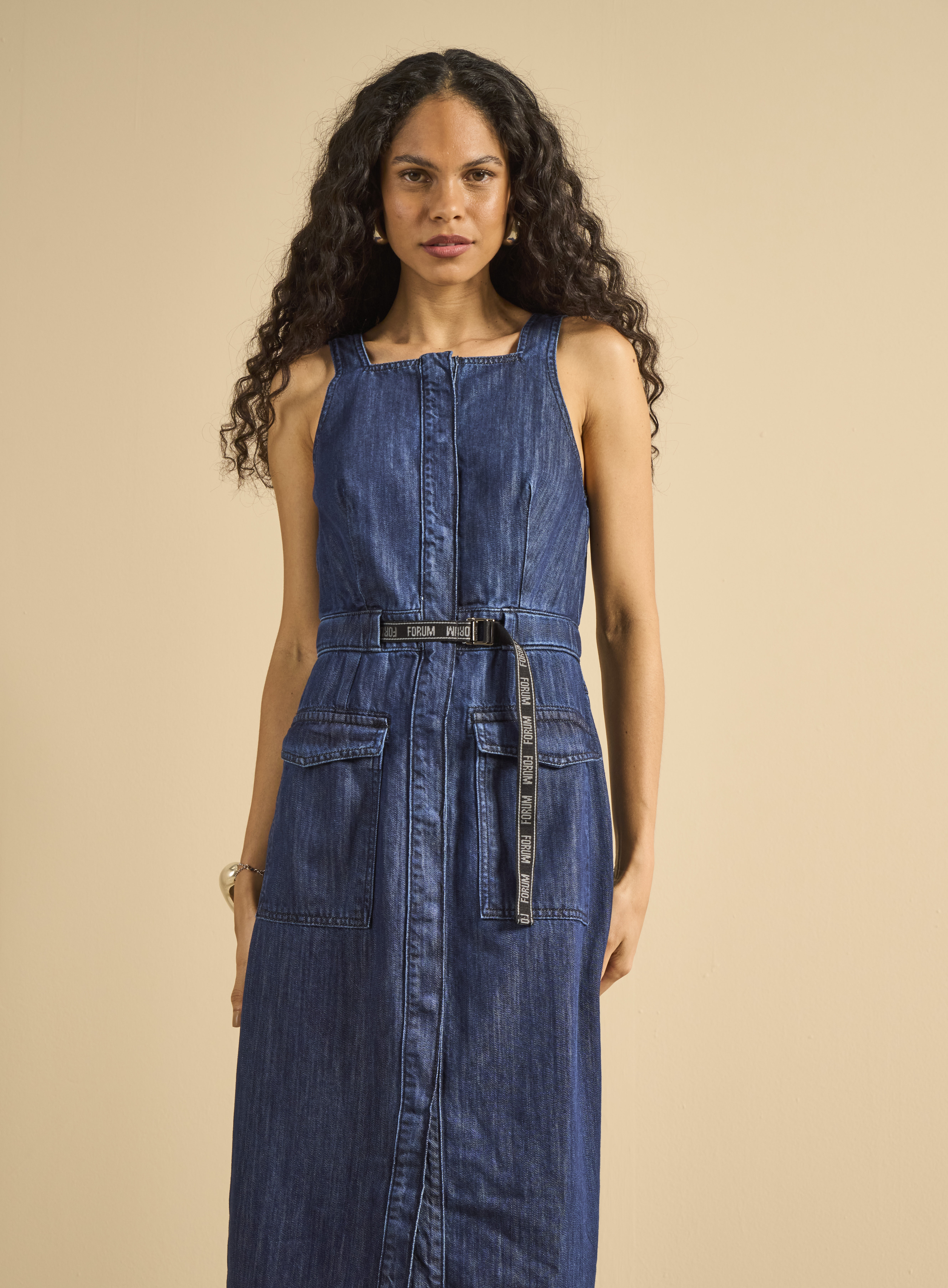 VESTIDO JEANS P IND.PRETO