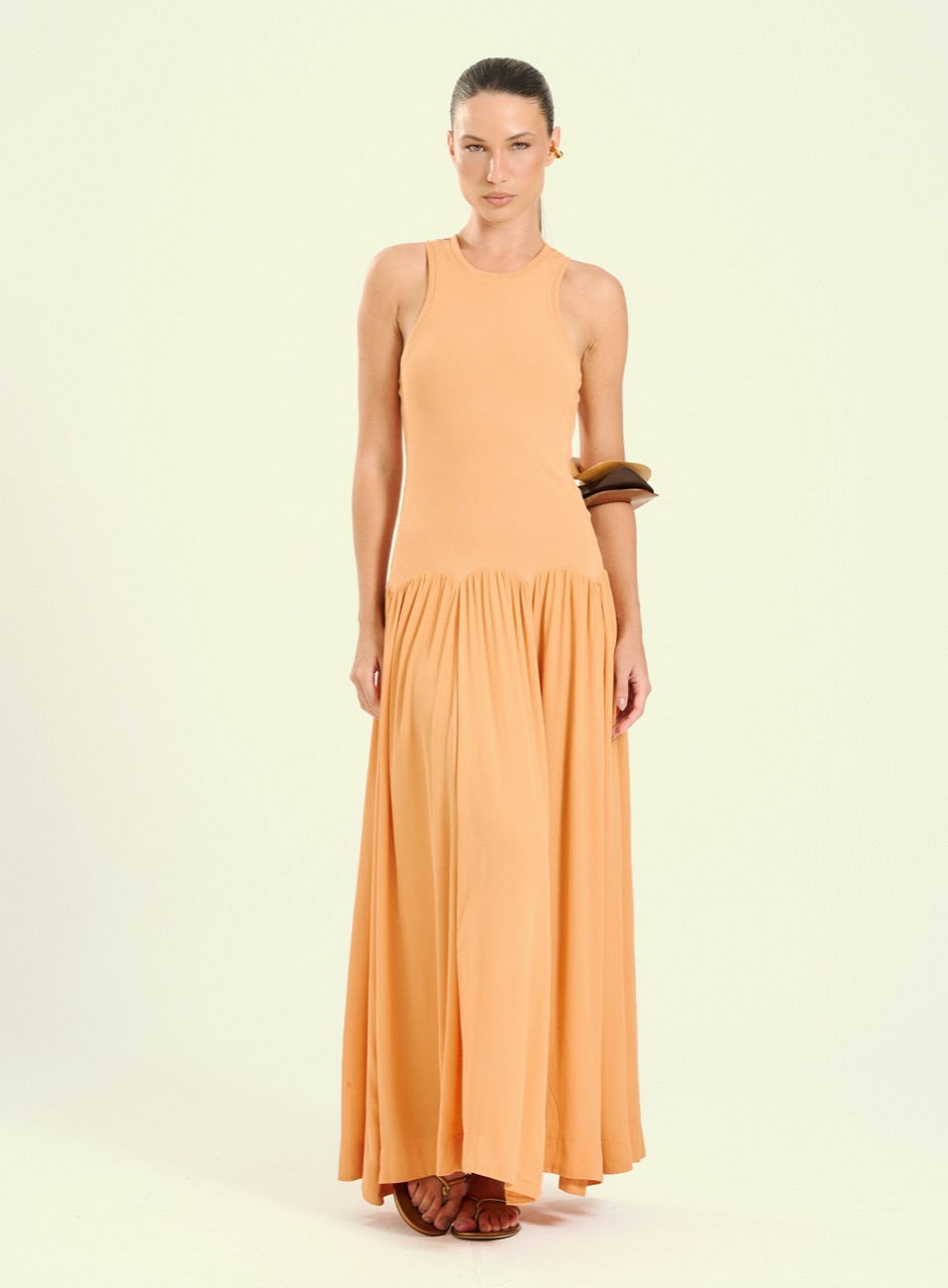 VESTIDO OPEN GG LARANJA MARIMAR