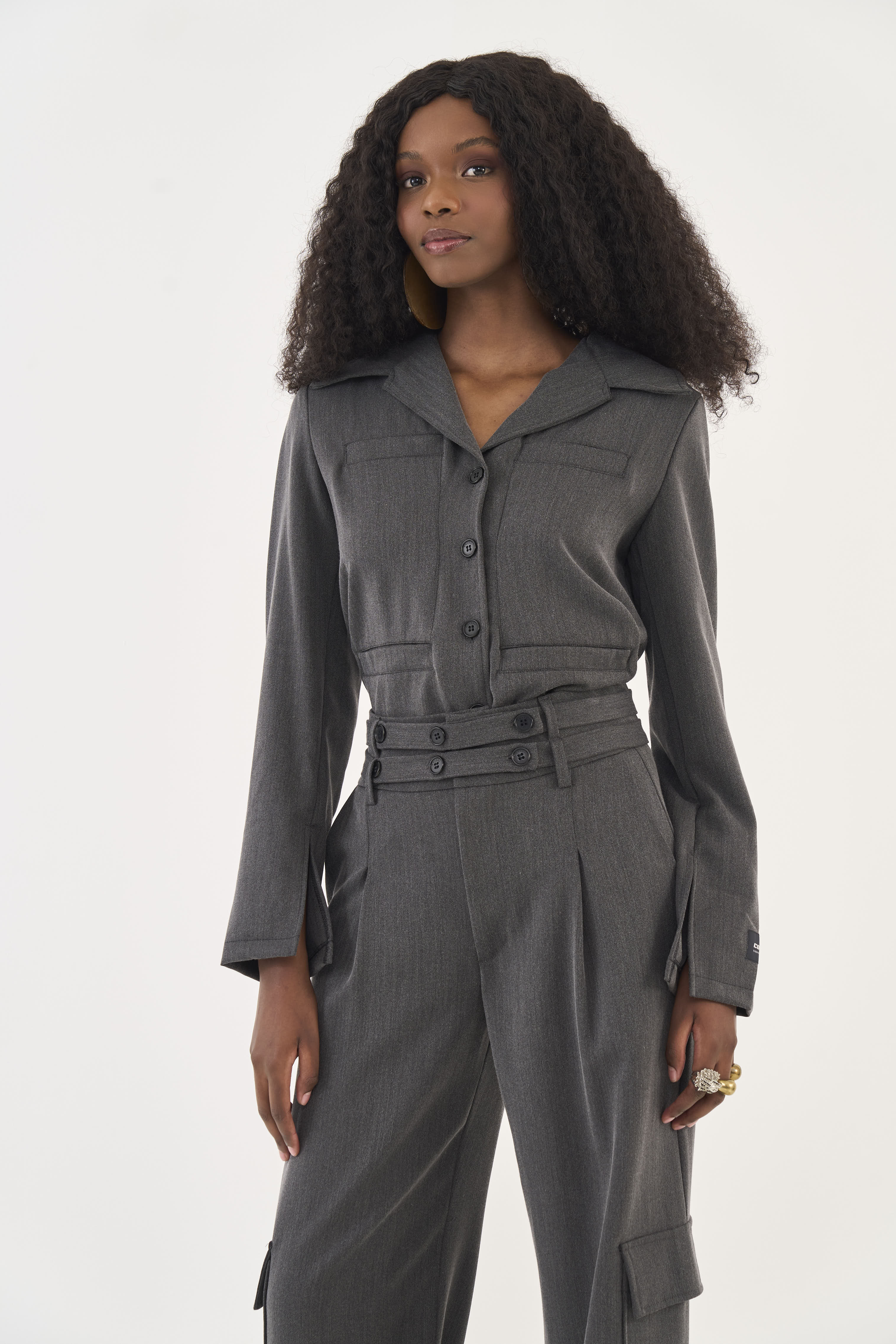 CASACO COLCCI G PRETO/CINZA