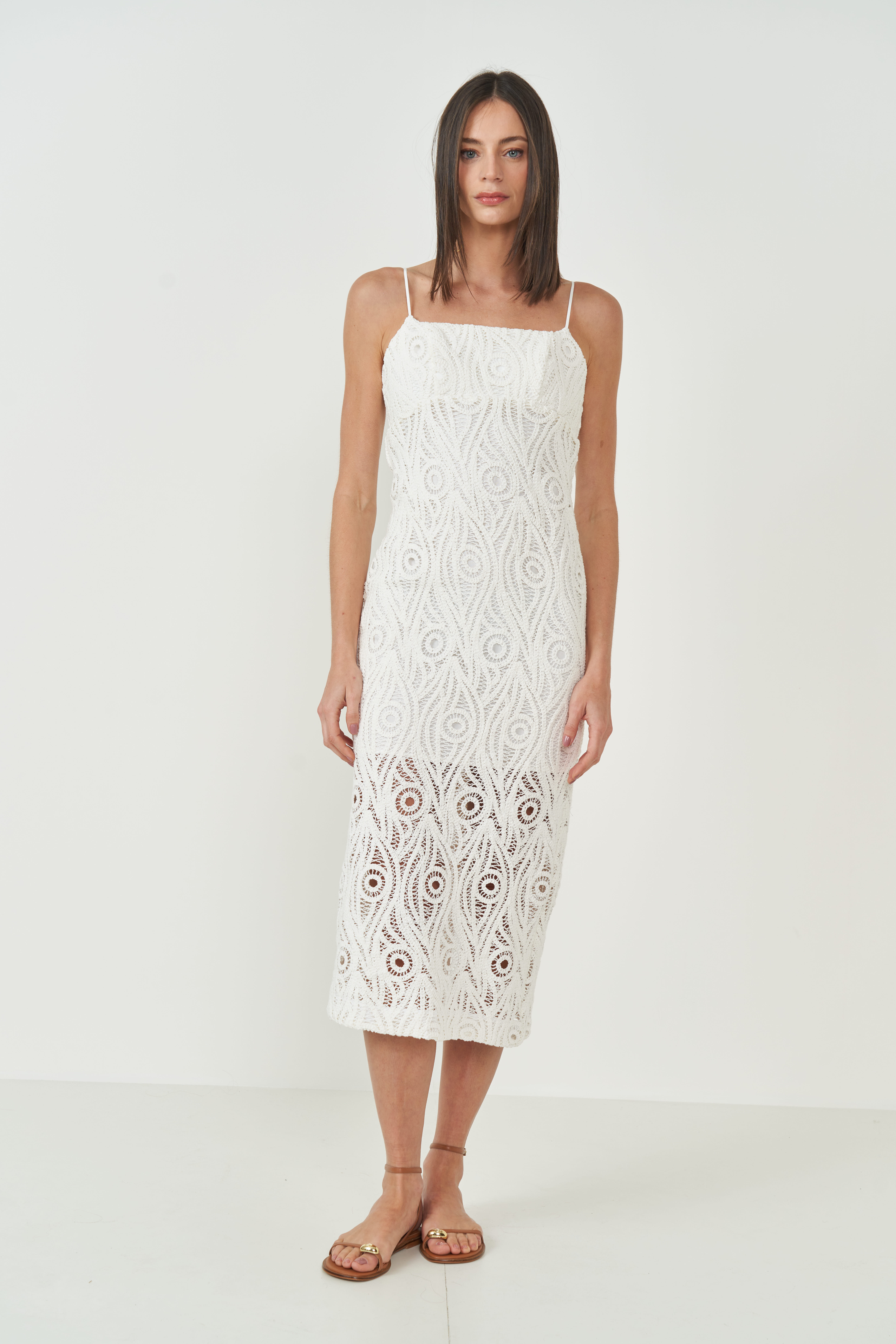 VESTIDO RENDA M OFF SHELL