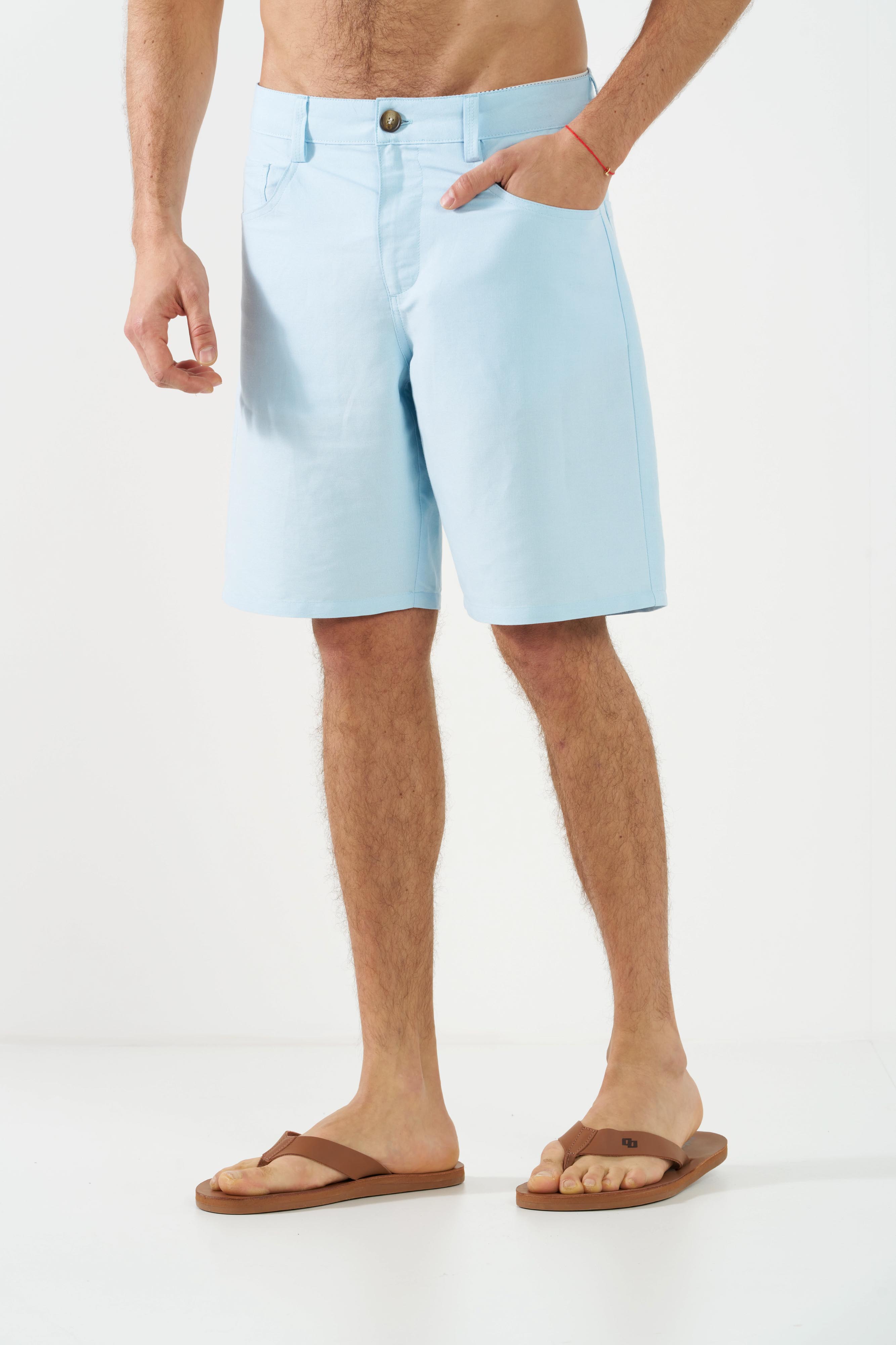 BERMUDA LINHO G AZUL LOCCI