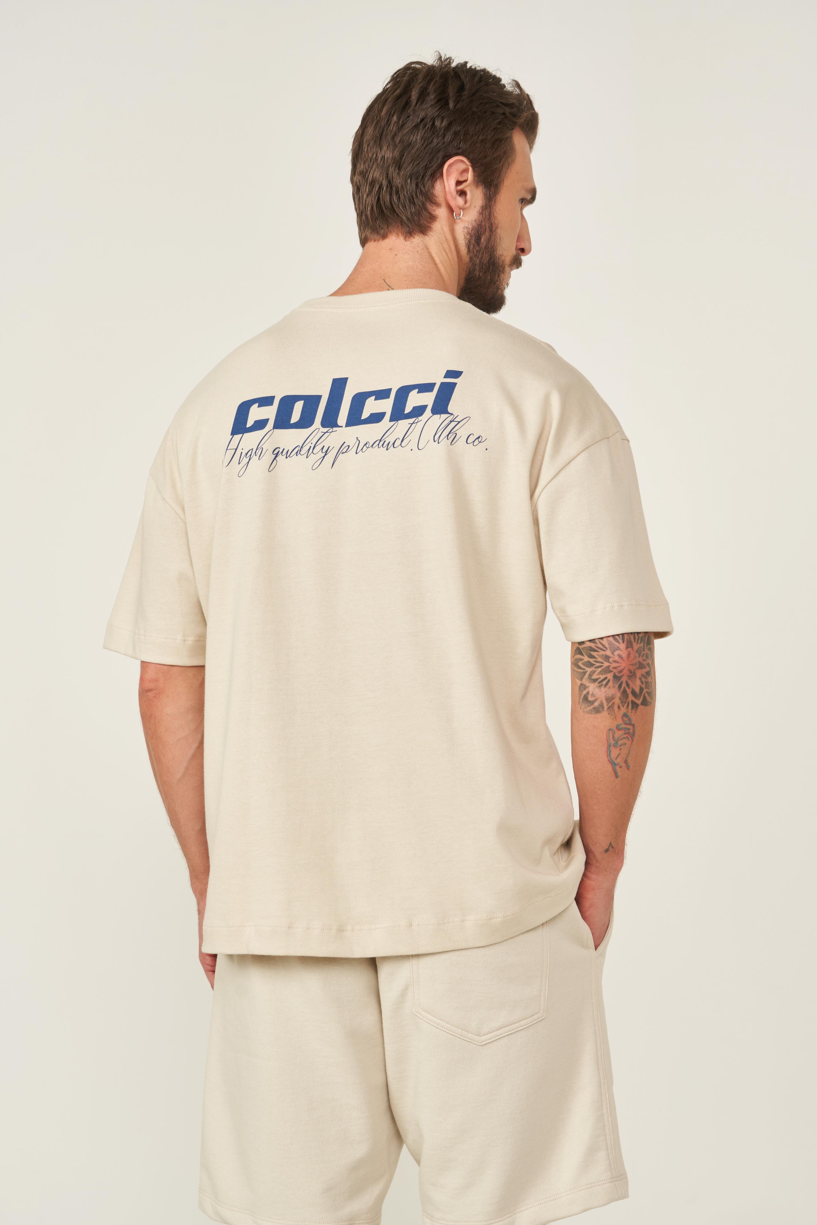 CAMISETA COLCCI P BEGE TAUPE
