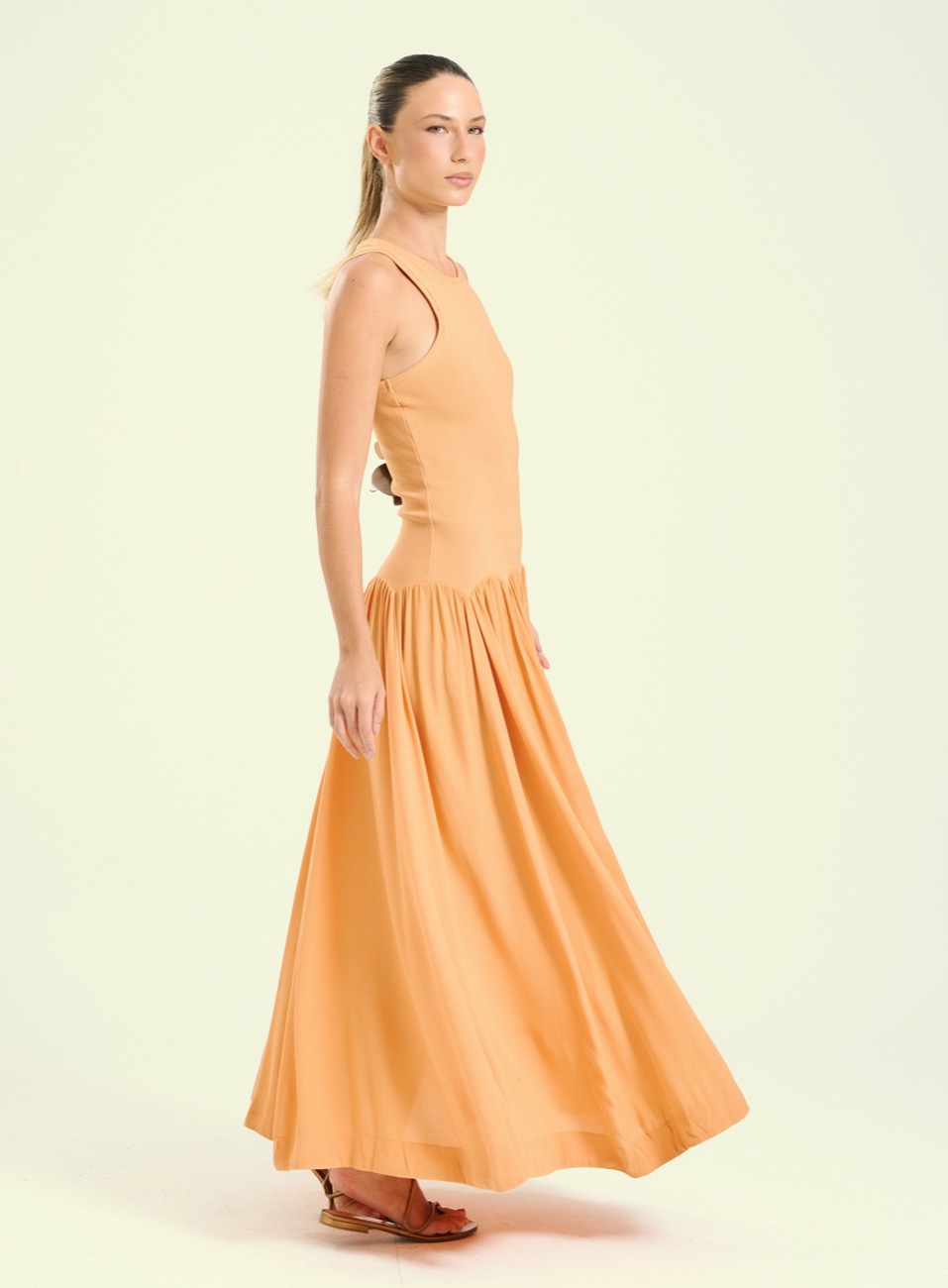 VESTIDO OPEN GG LARANJA MARIMAR