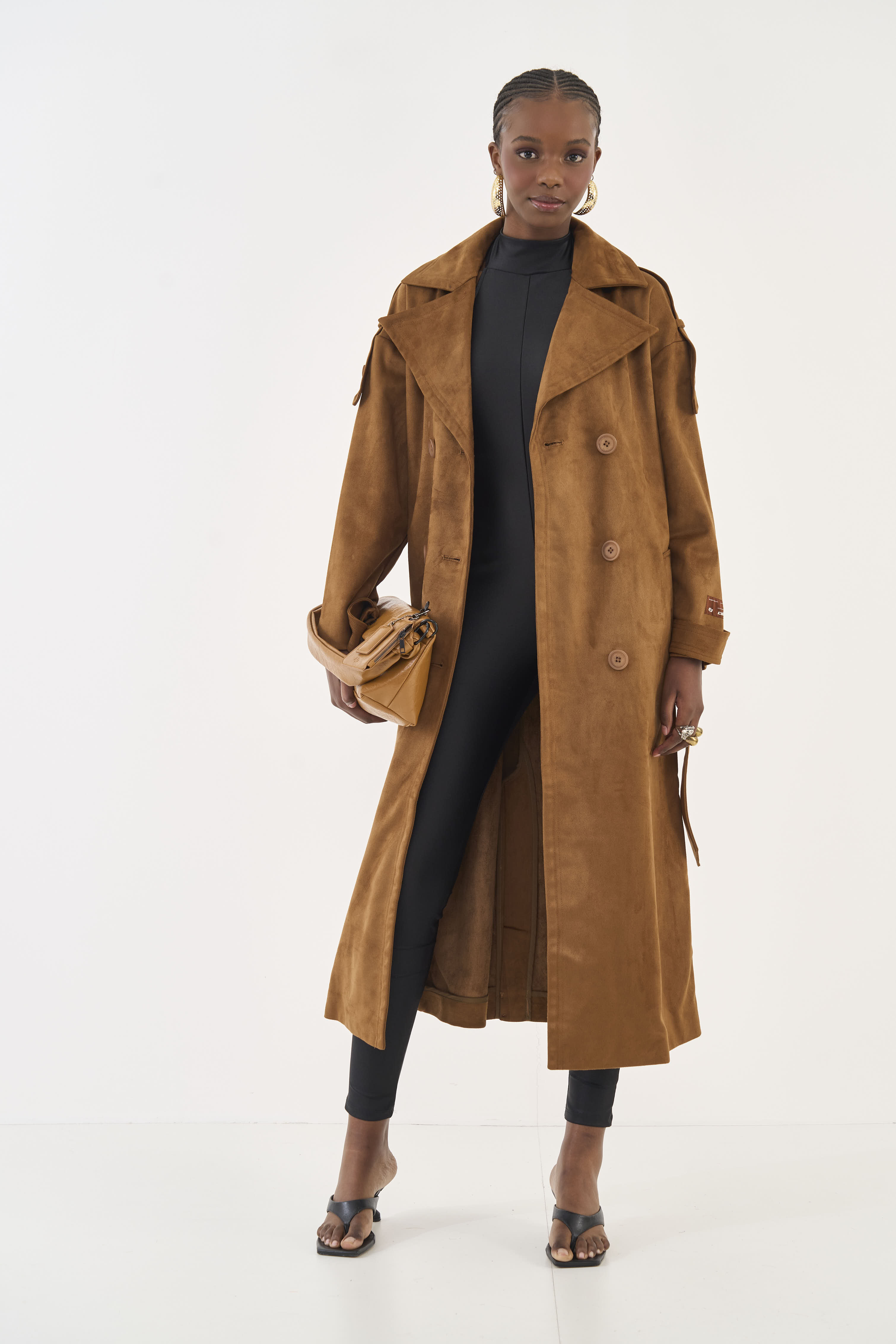 CASACO SUEDE G MARROM DROME