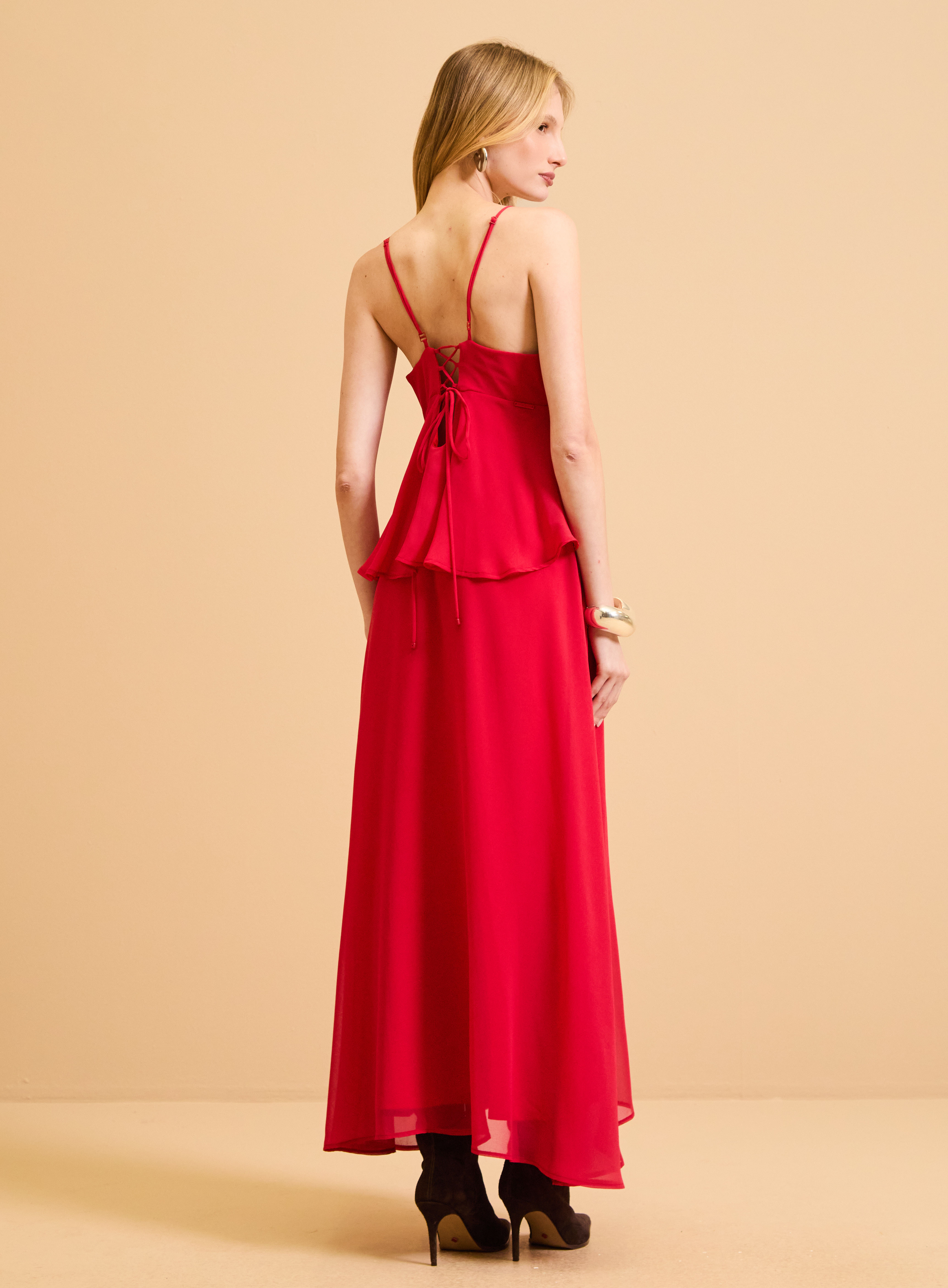 VESTIDO FORUM M VERMELHO SPARKL