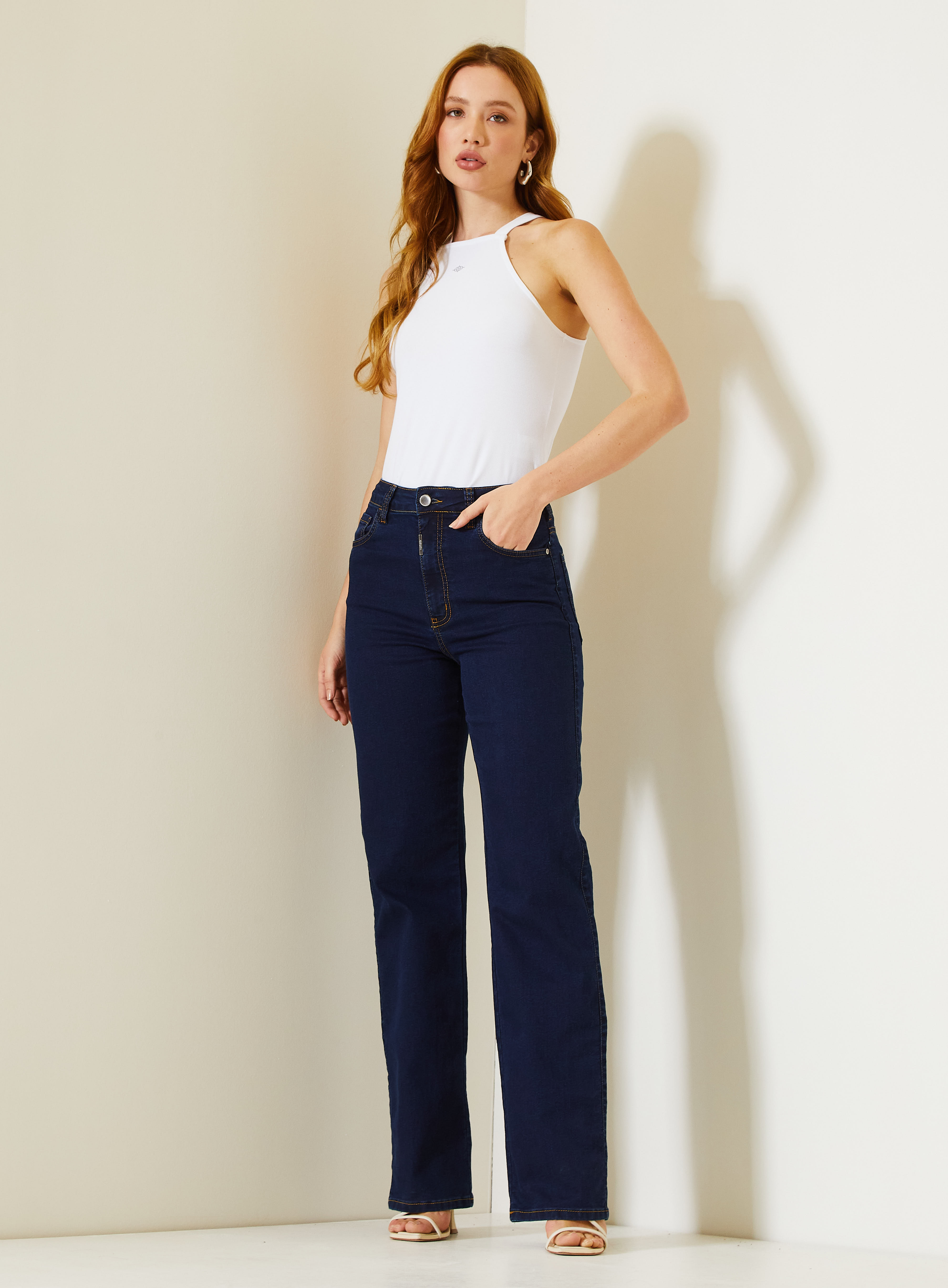 CALÇA JEANS LAURA 38 INDIGO