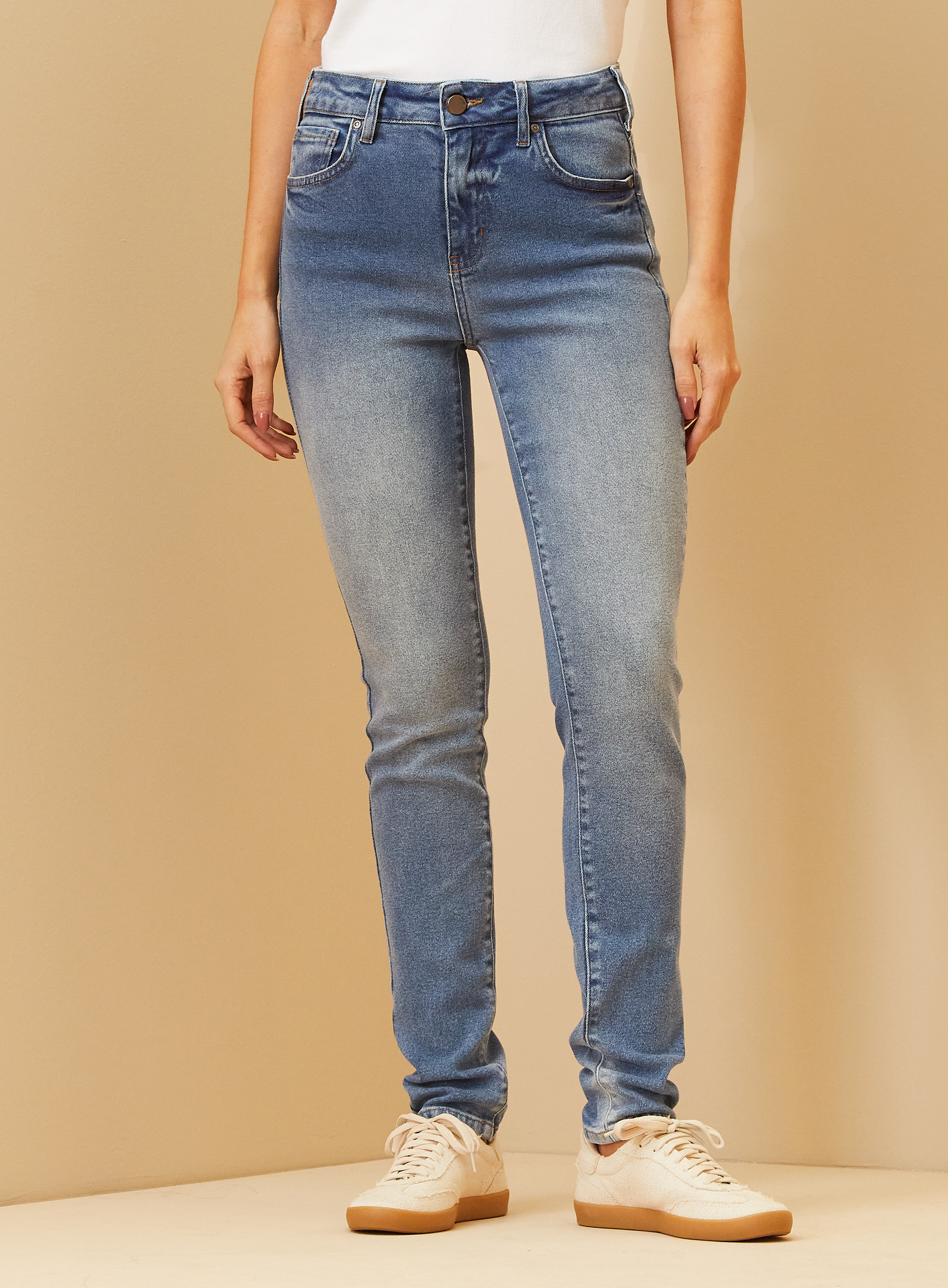 CALÇA JEANS MICHELE SKINNY 38 INDIGO