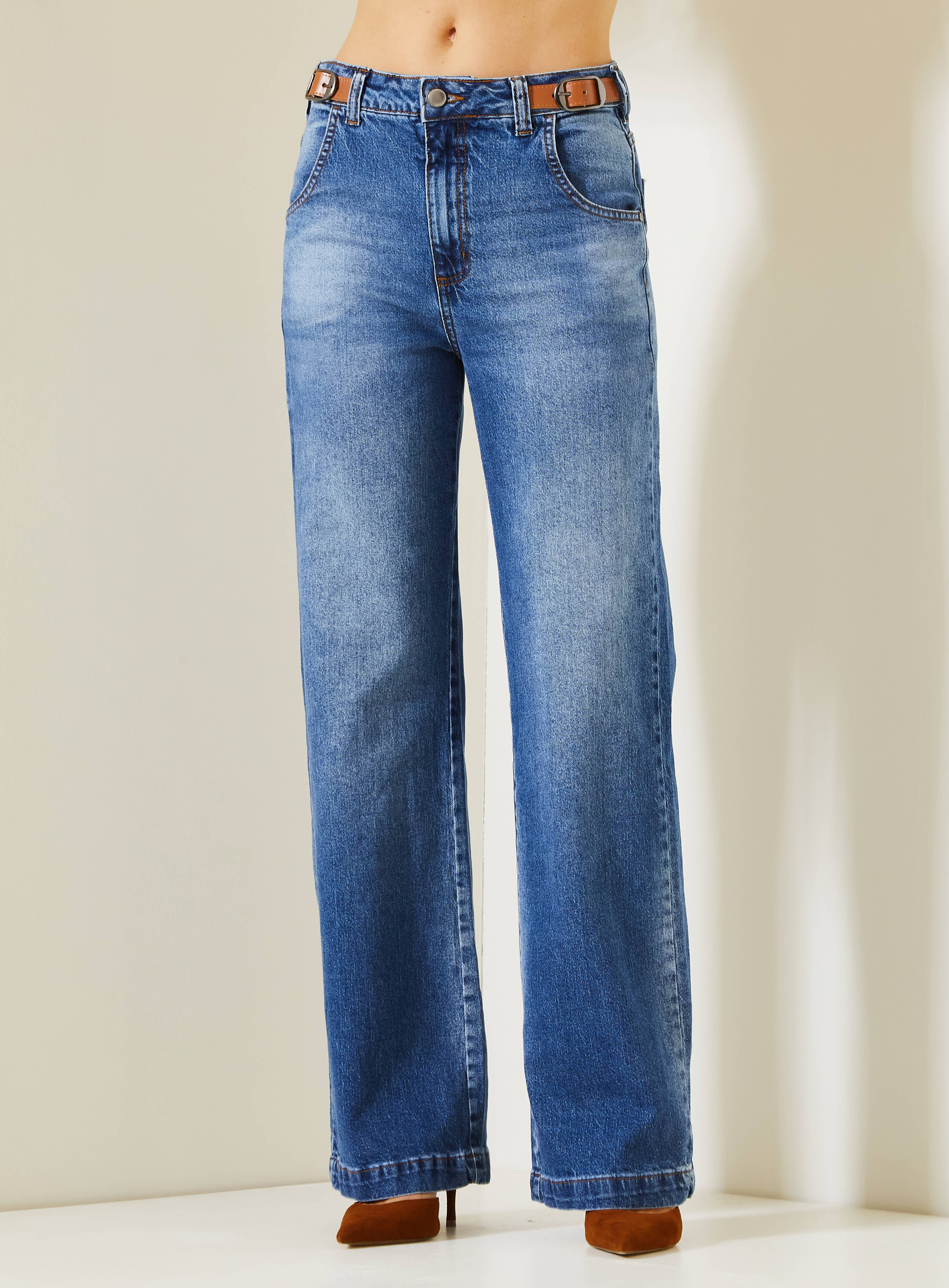CALÇA JEANS NEW LOREN 40 INDIGO