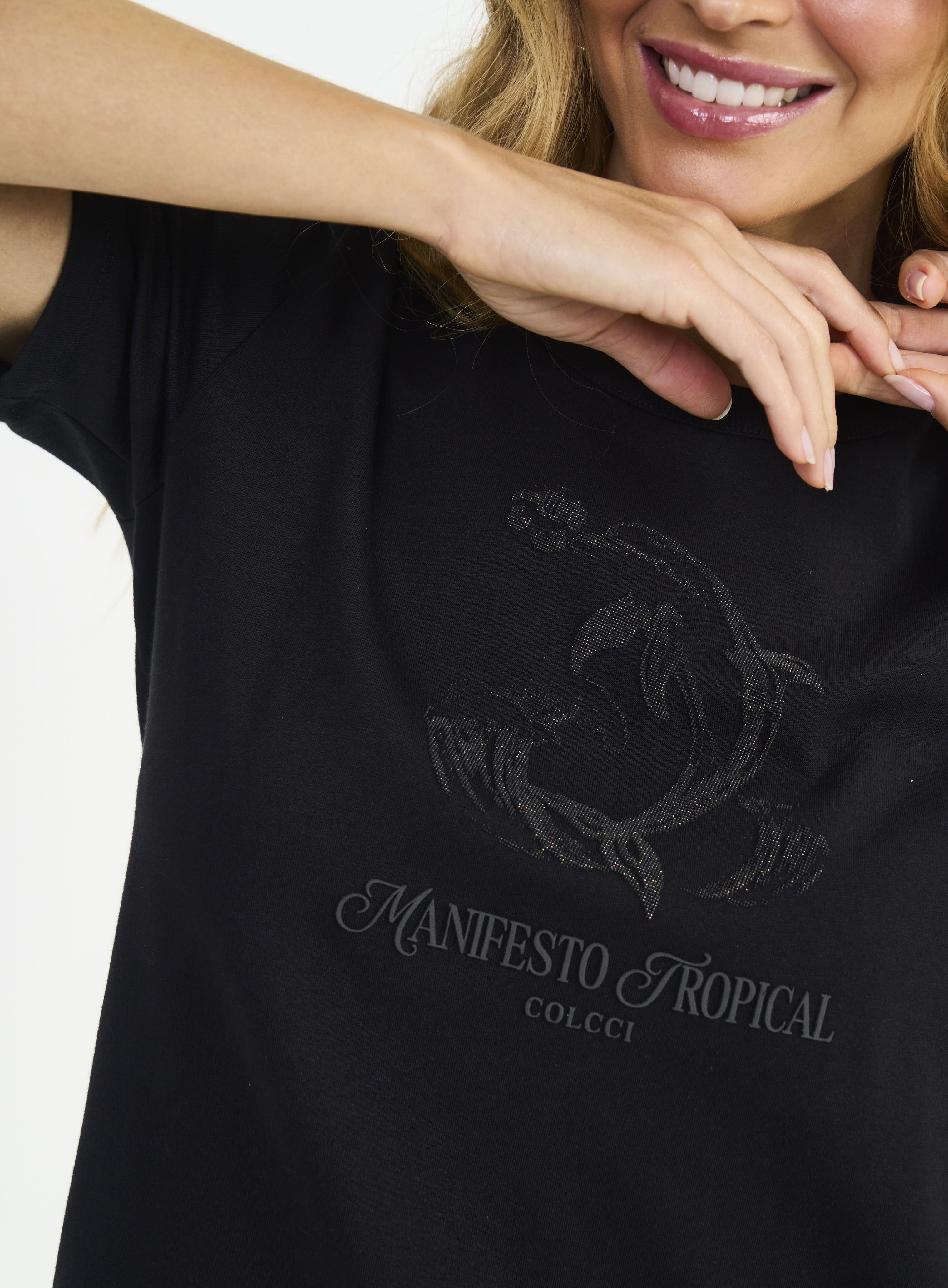 CAMISETA COLCCI M PRETO