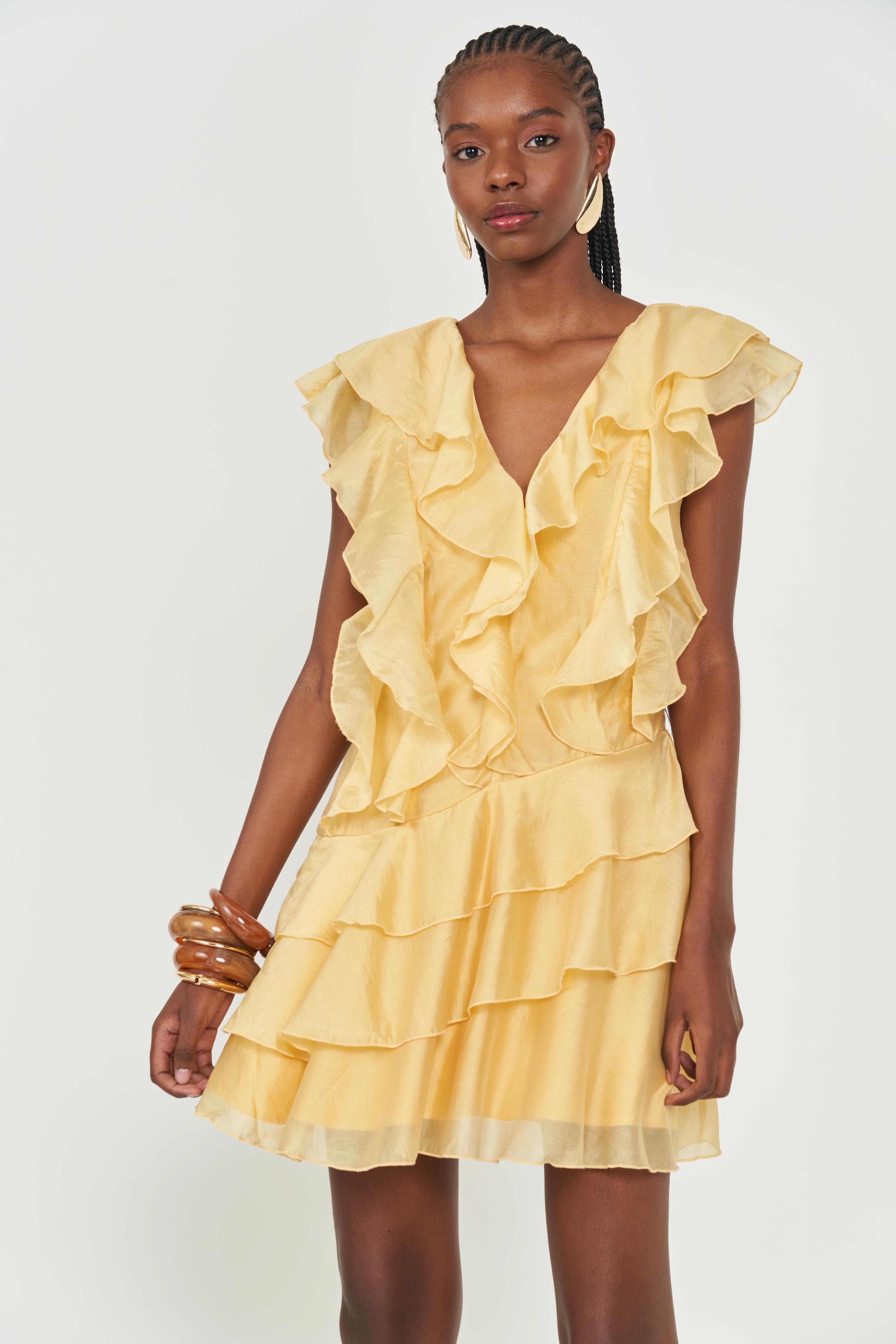 VESTIDO COLCCI PP BEGE BRISTOL