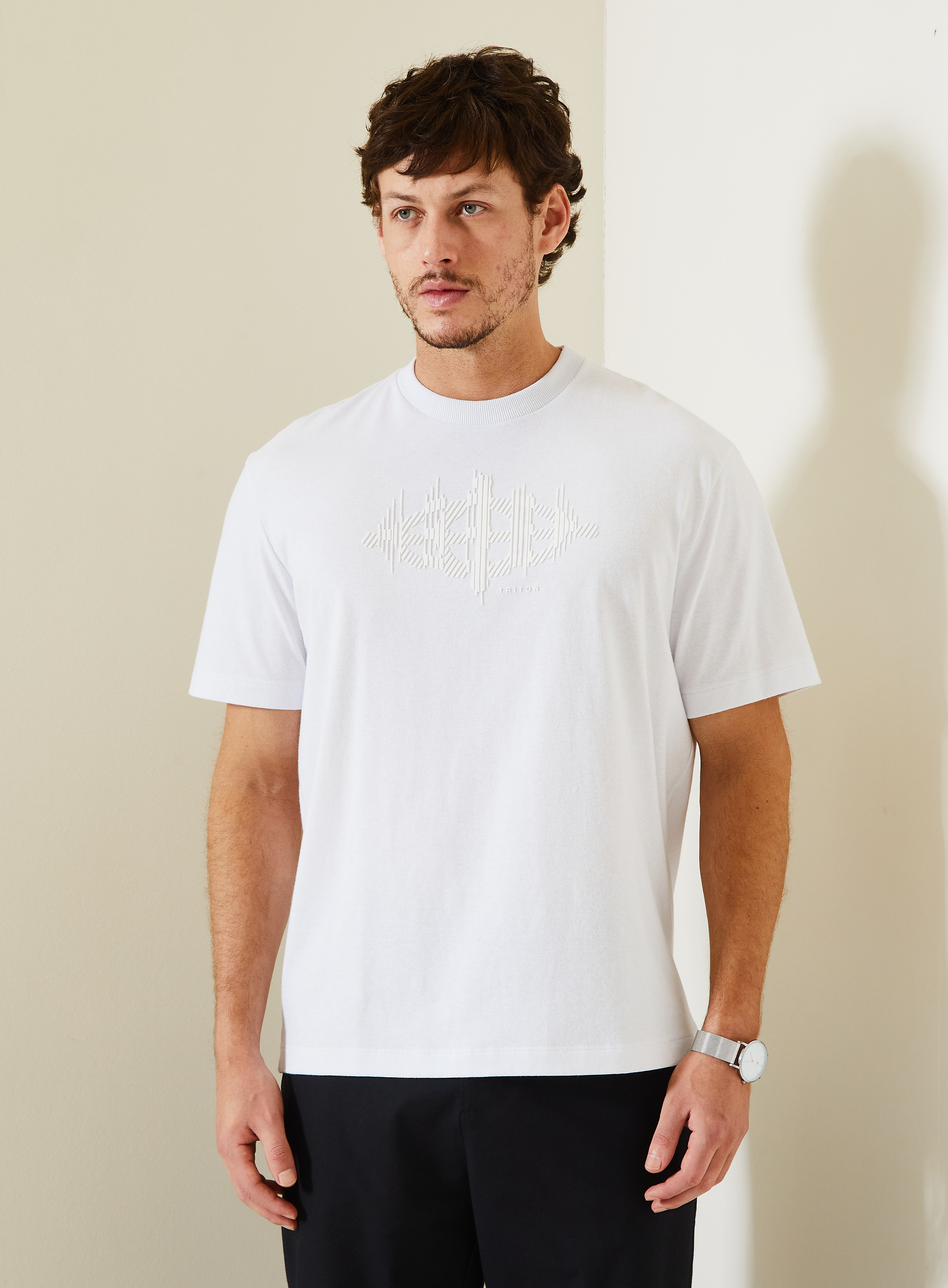 CAMISETA TRITON GG BRANCO