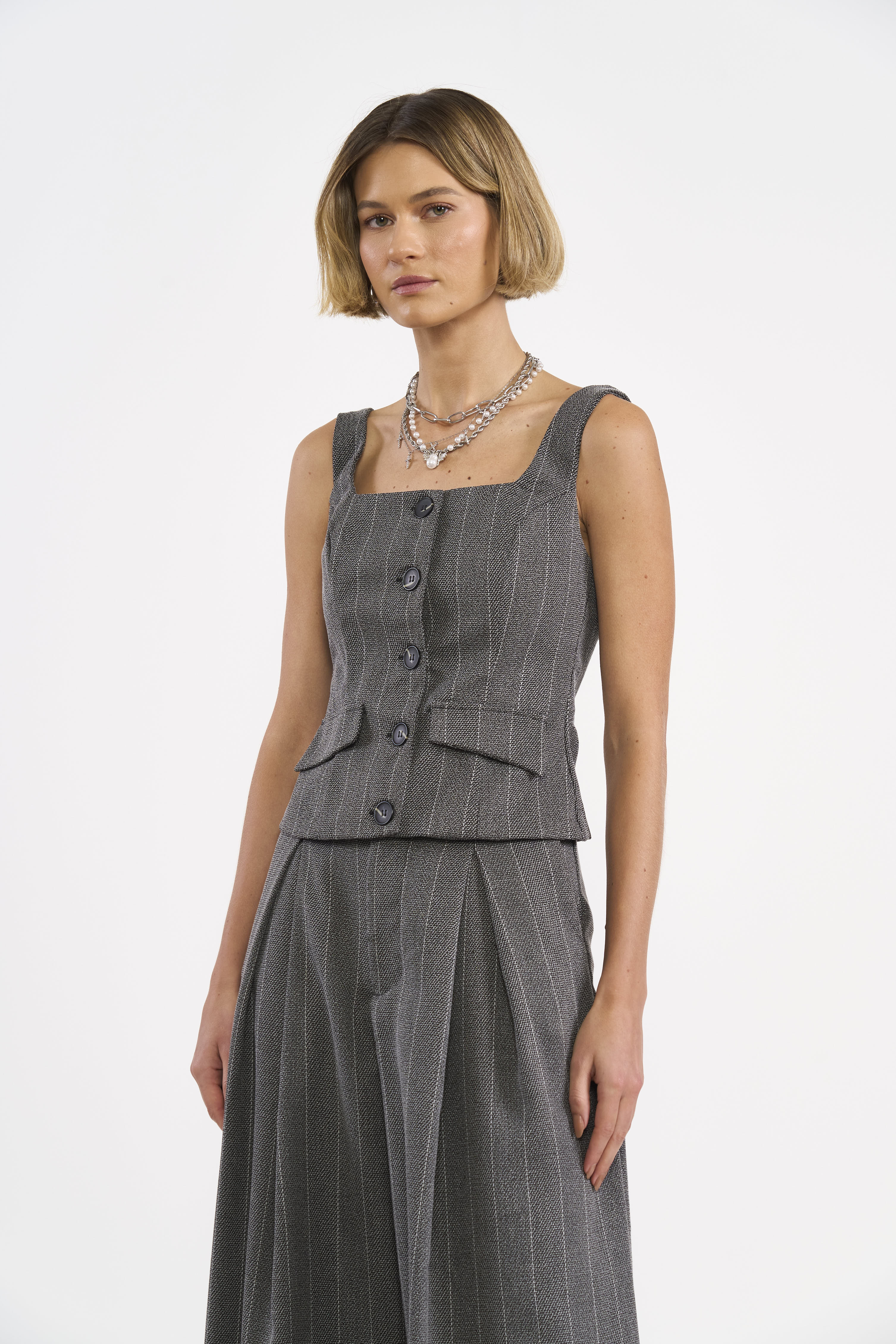 BLUSA LINHO M LISTRADO