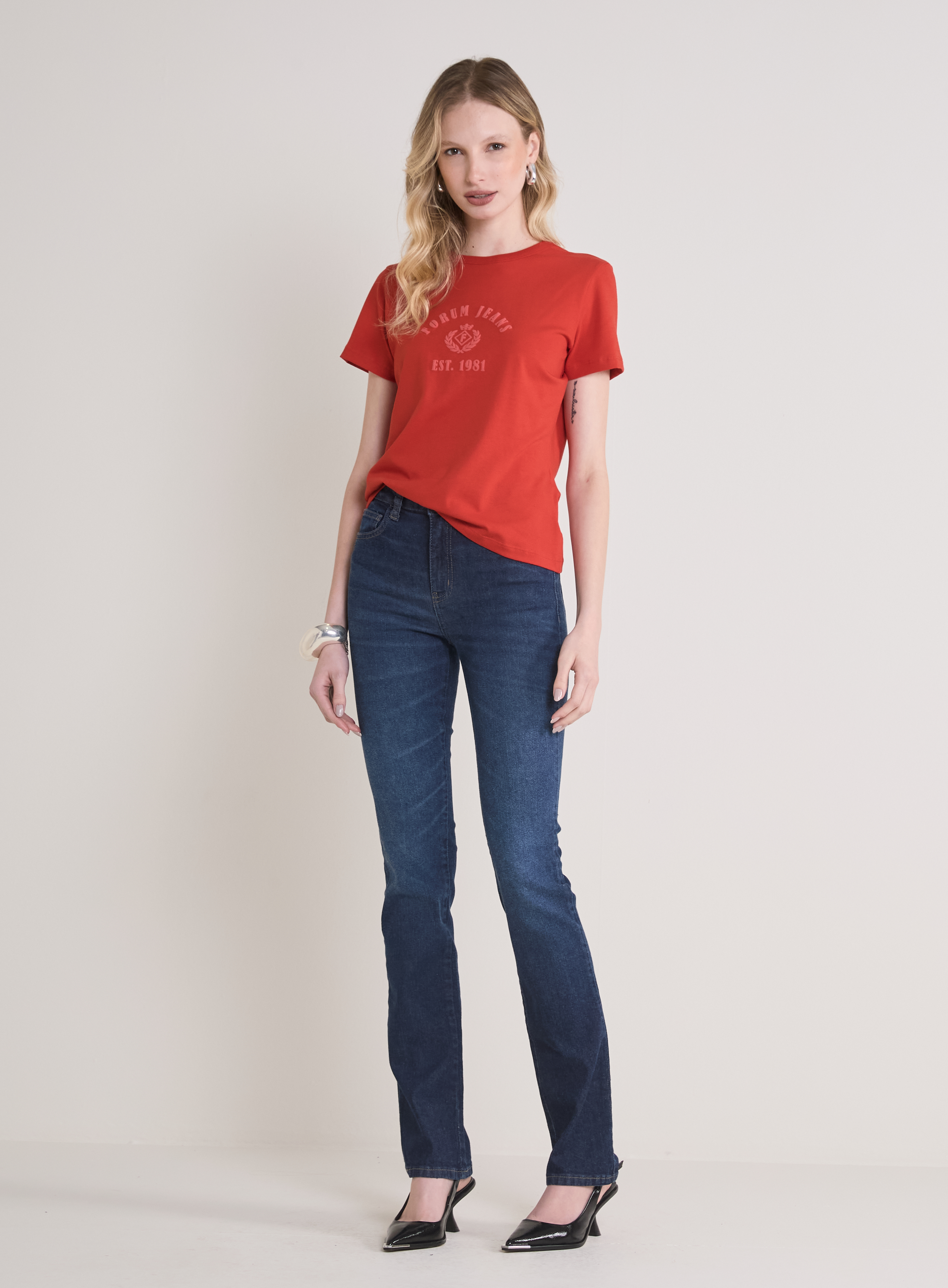 CALÇA JEANS MARISA 2 SLIM 38 INDIGO