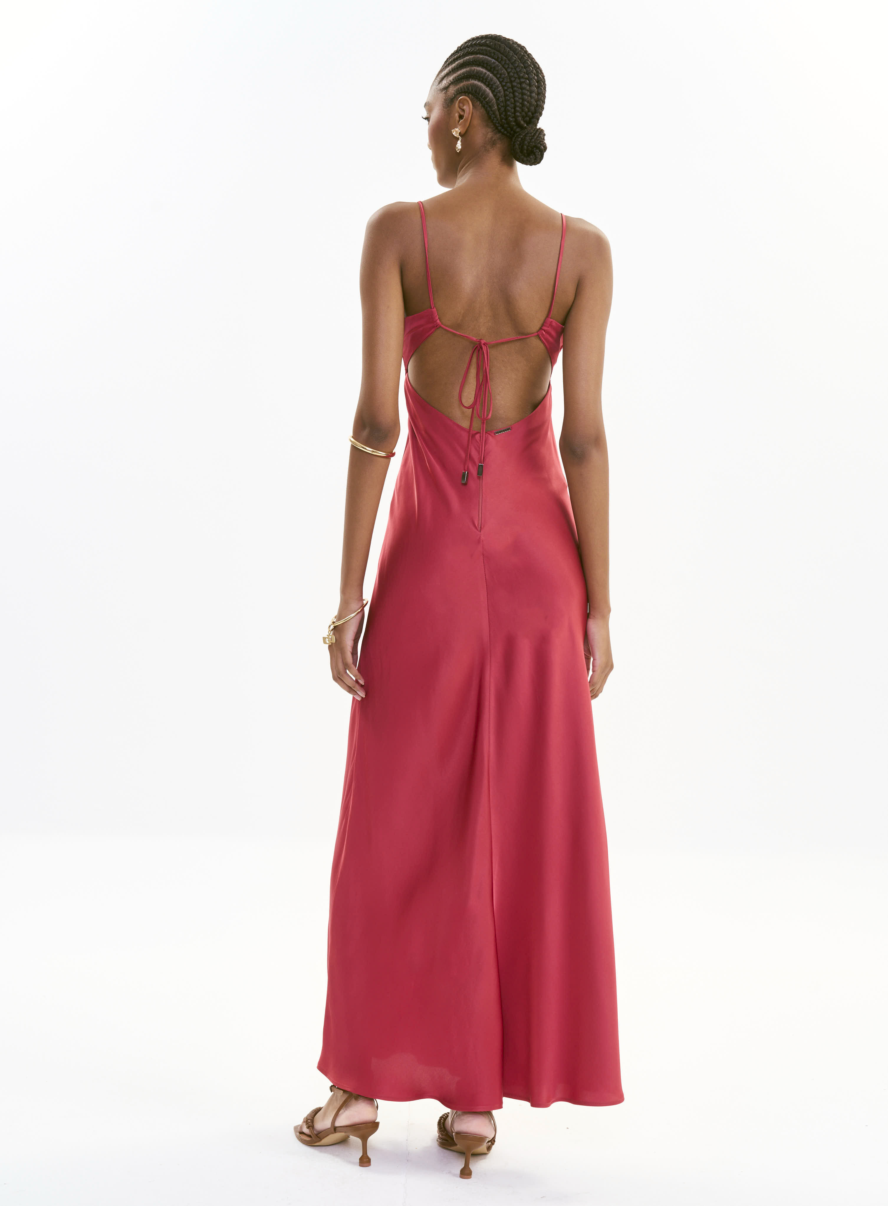 VESTIDO COLCCI G VERMELHO LOVEZ
