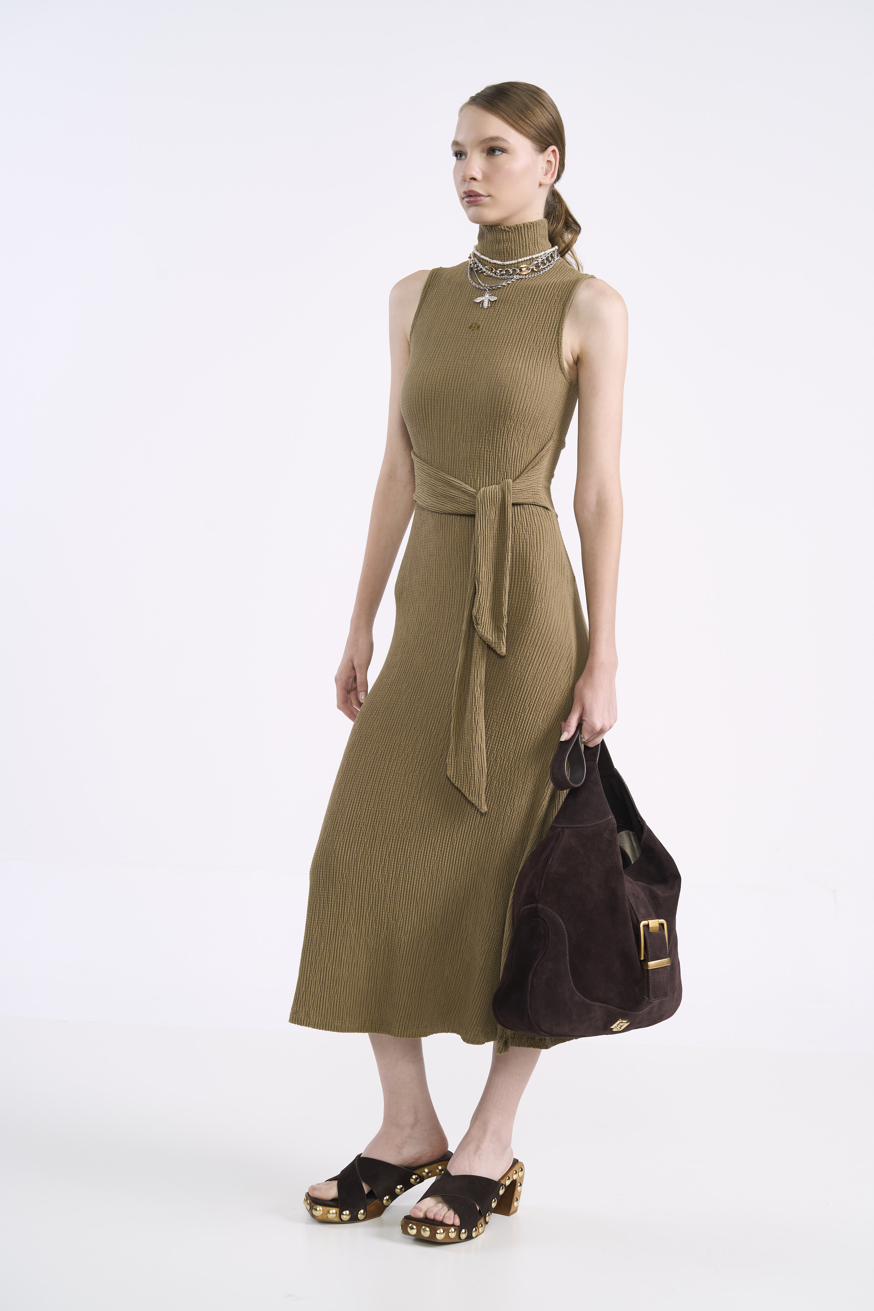VESTIDO COLCCI M BEGE MISK