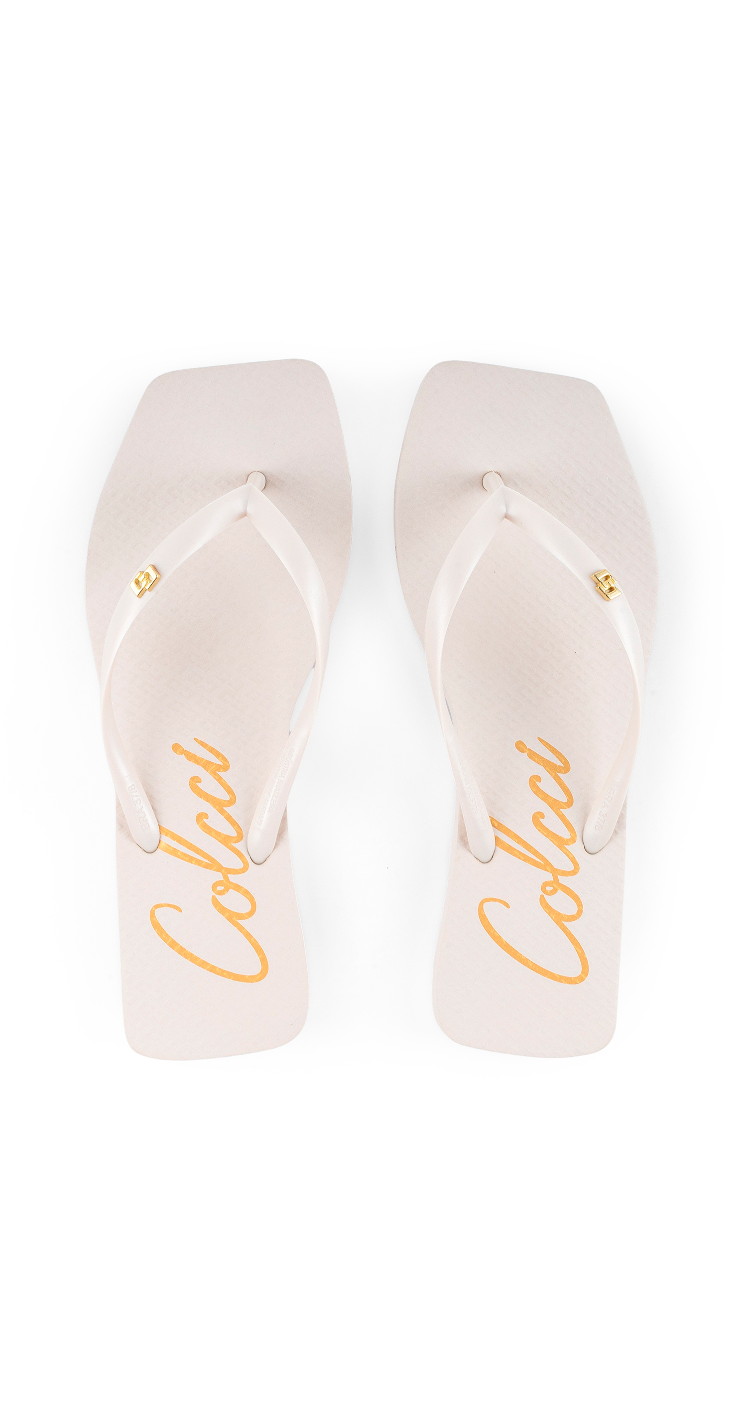 CHINELO LETTERING METAL COLCCI 33-34 OFF WHITE