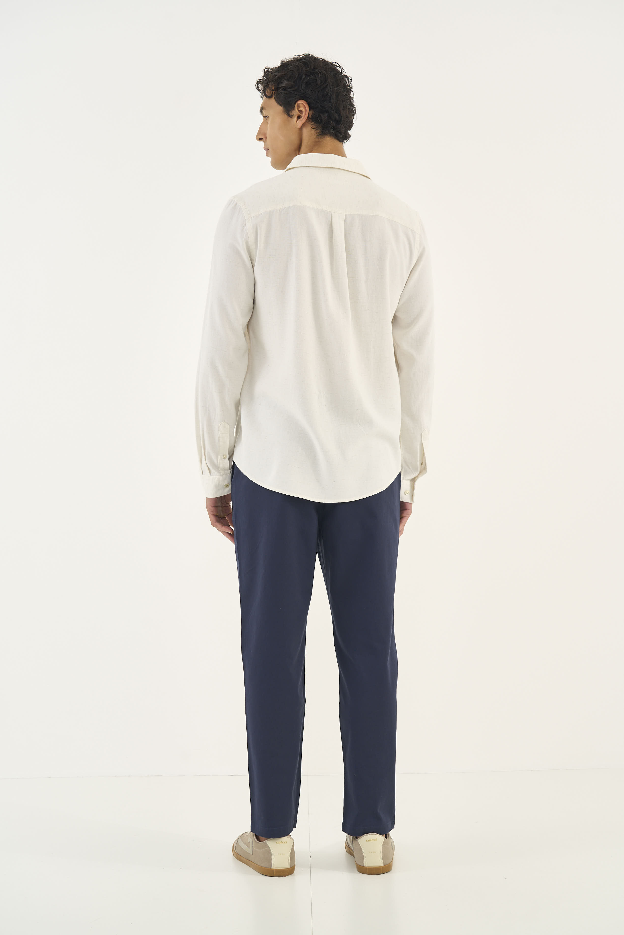 CAMISA LINHO RELAX G BEGE TAUPE