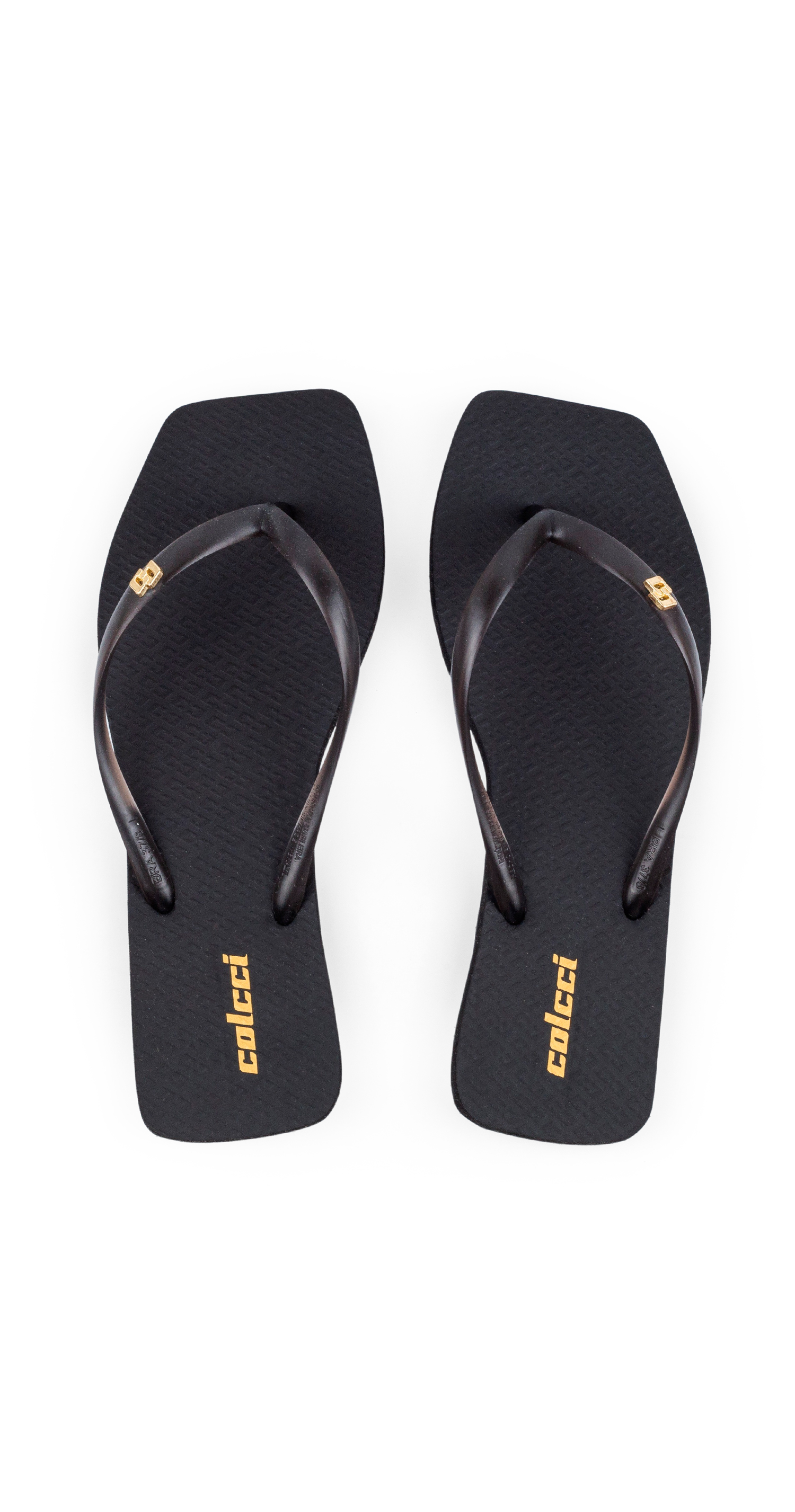 CHINELO FEM COLCCI METAL 35-36 PRETO