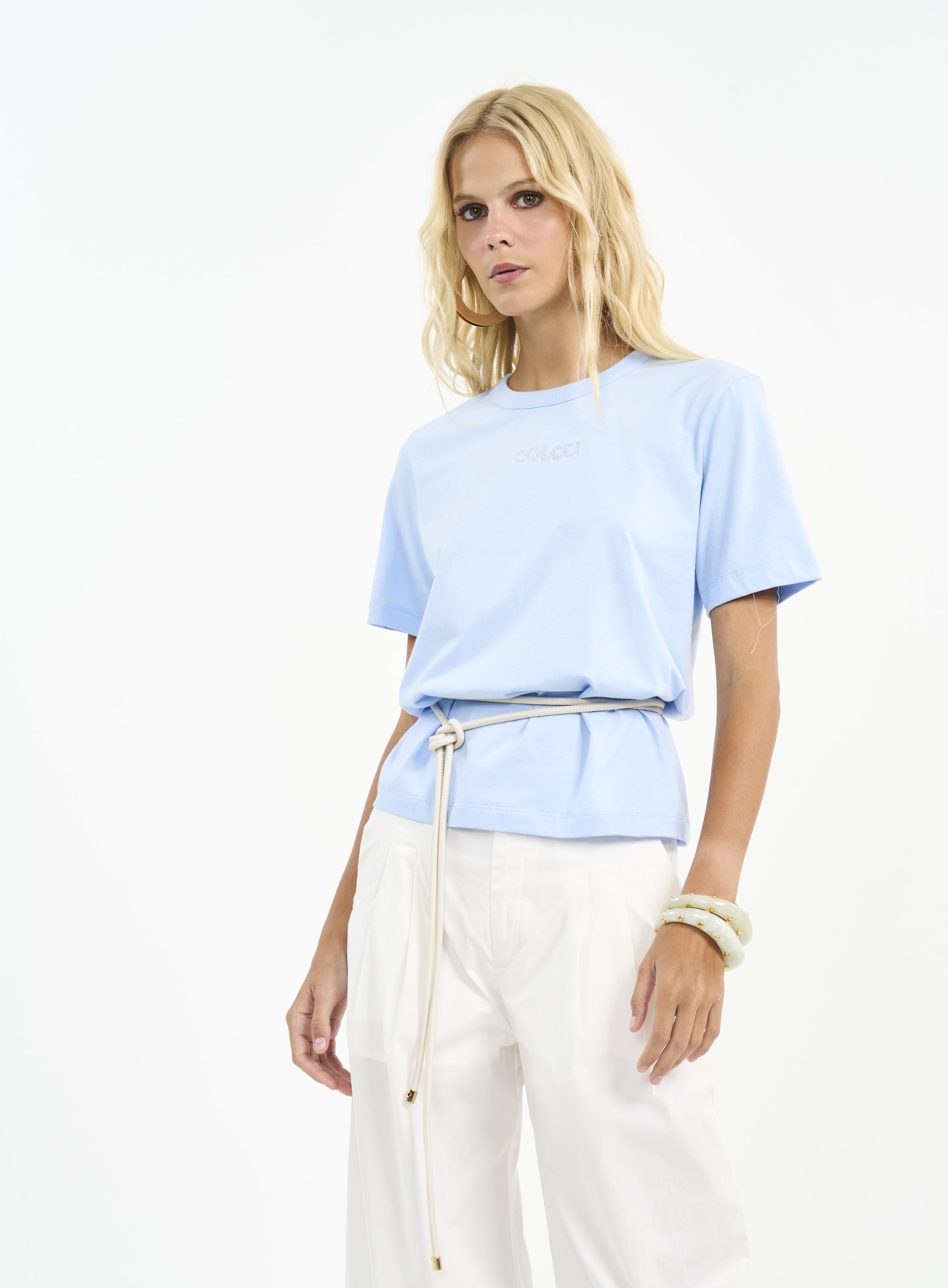 CAMISETA COLCCI M AZUL TRANQUIL BLUE
