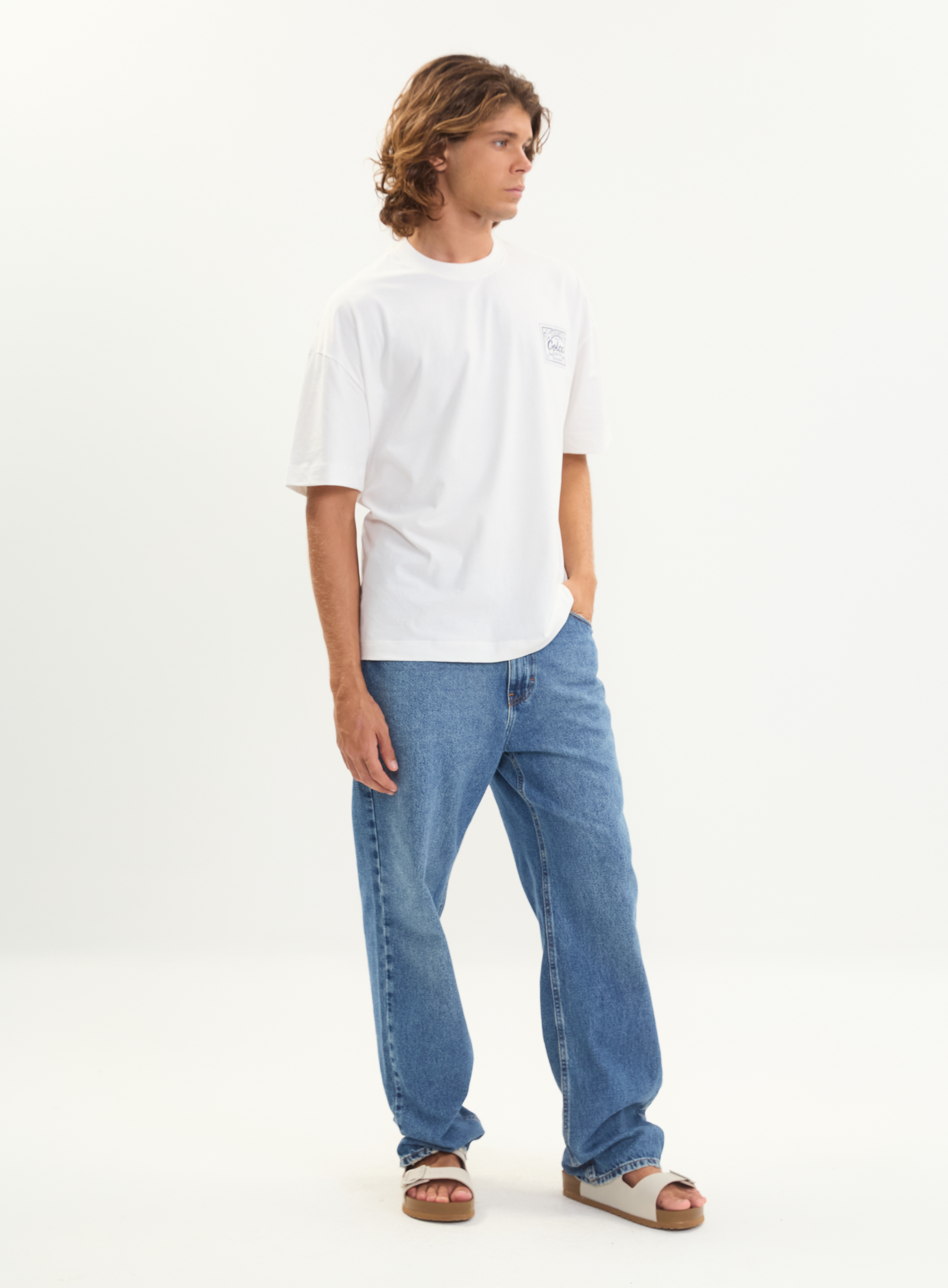 CALÇA JEANS LOOSE 38 INDIGO