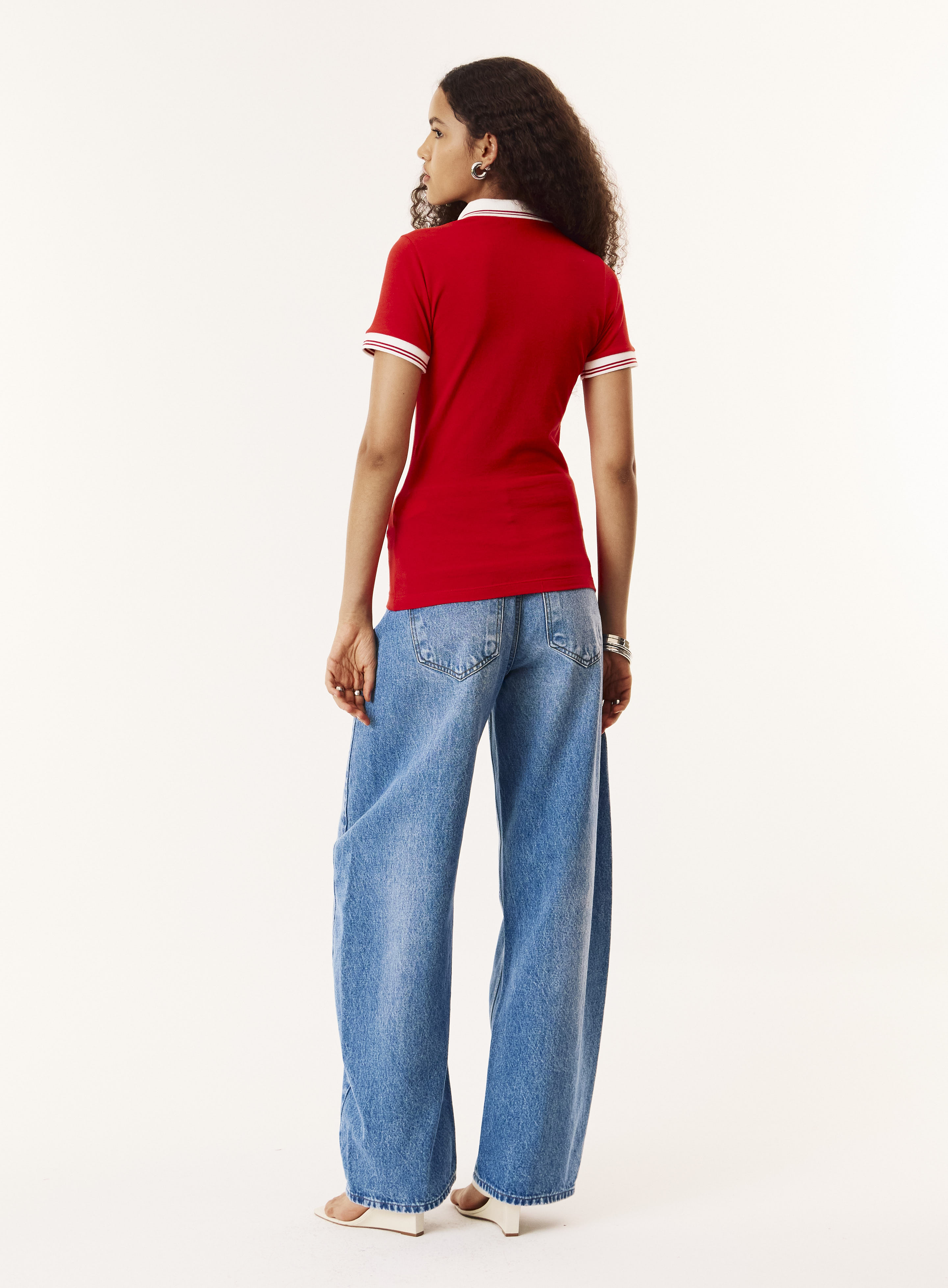 POLO COLCCI JEANS M VERMELHO LUXURY