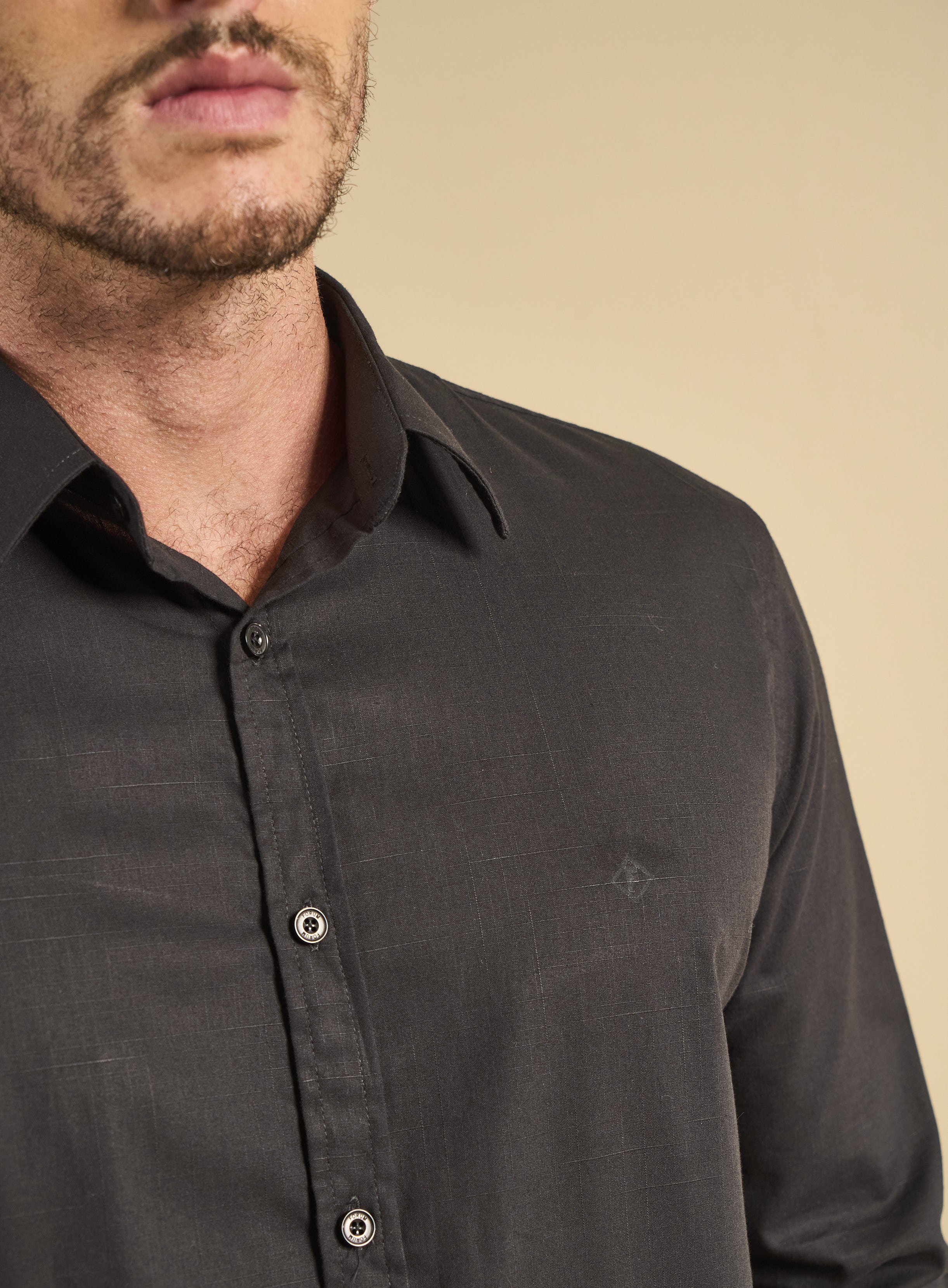 CAMISA SLIM FIT 2 PRETO