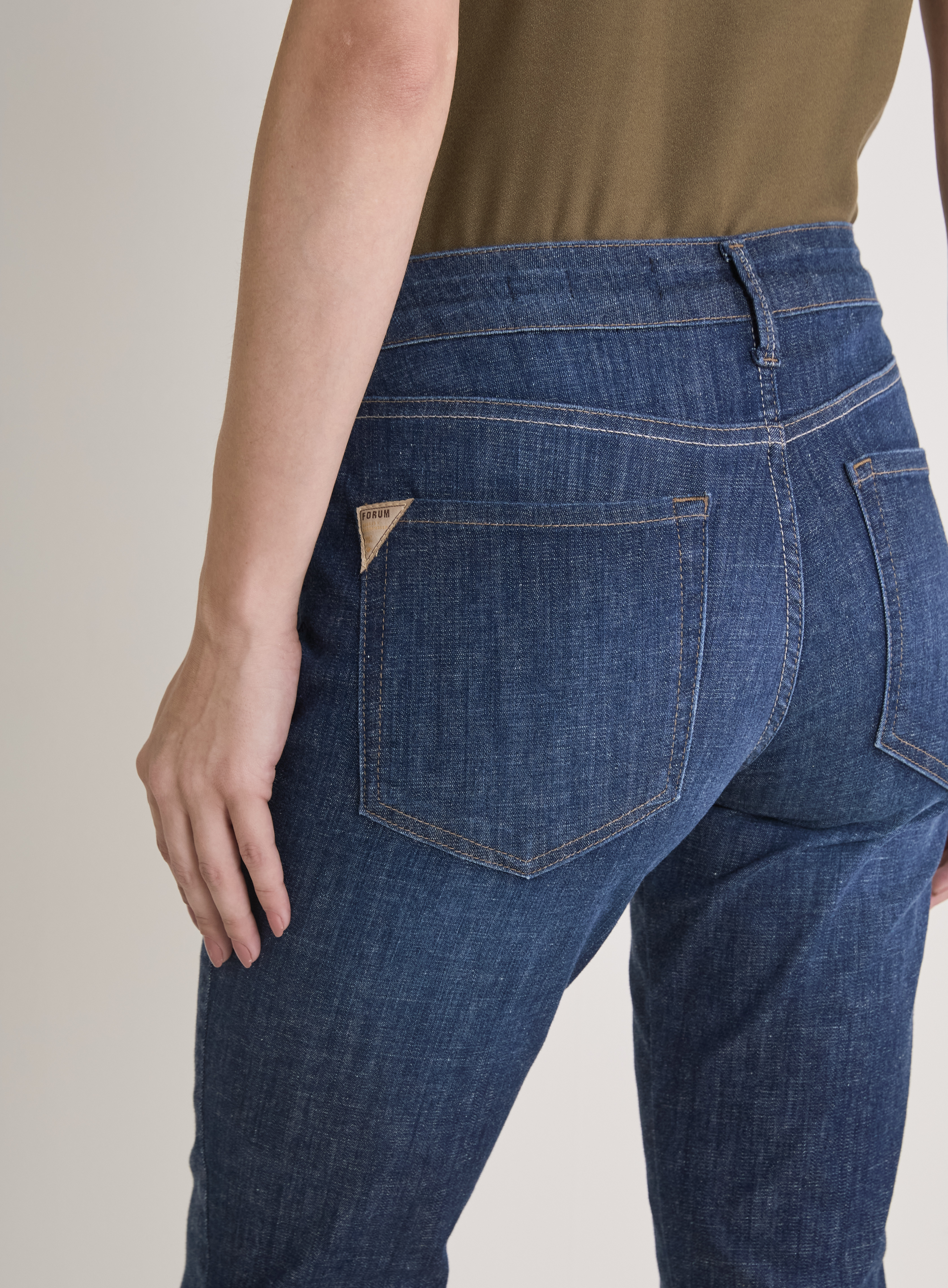 CALÇA JEANS BOOT CUT 42 INDIGO