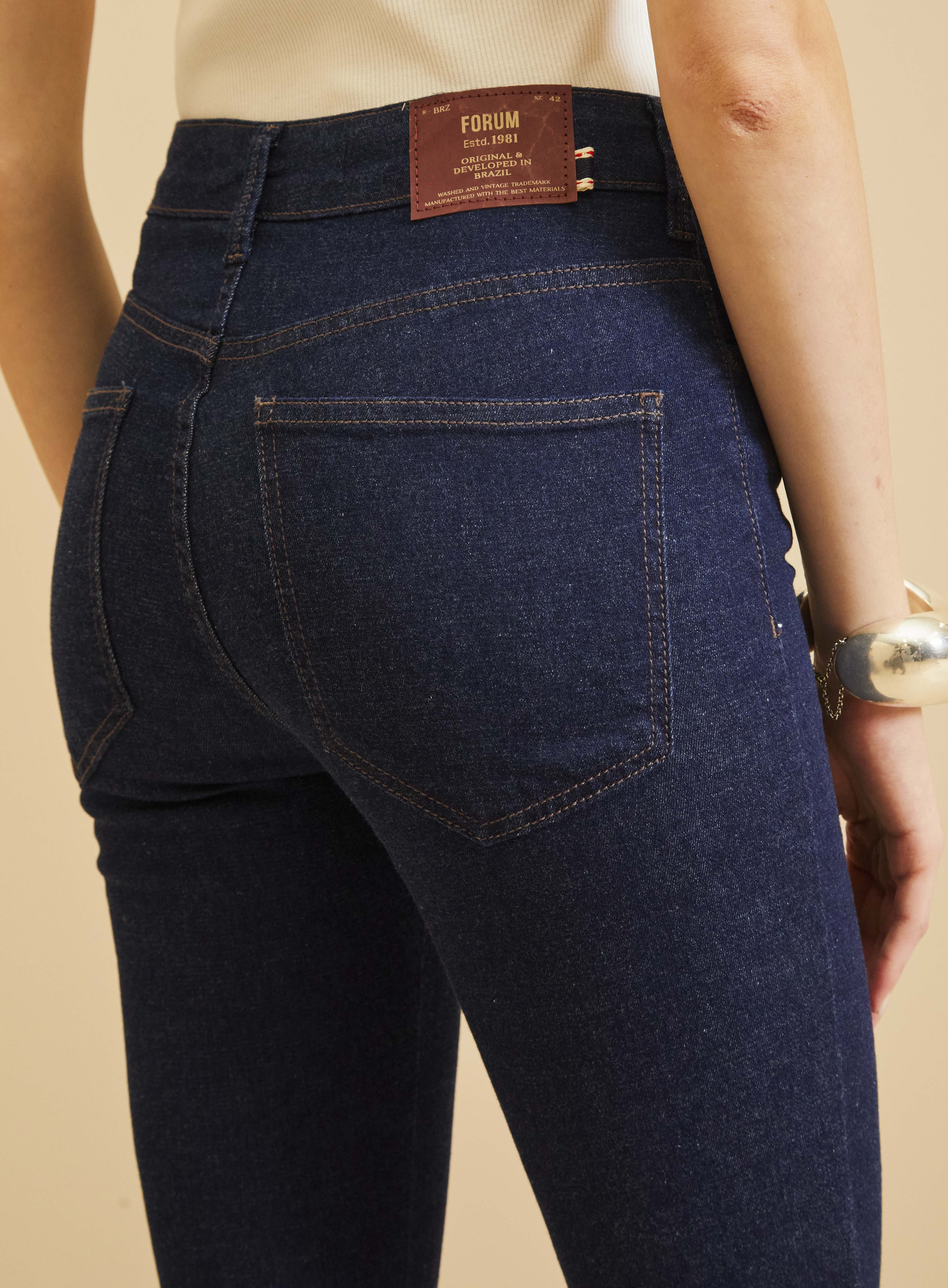 CALÇA JEANS MARISA 2 CIGARRETE 38 INDIGO