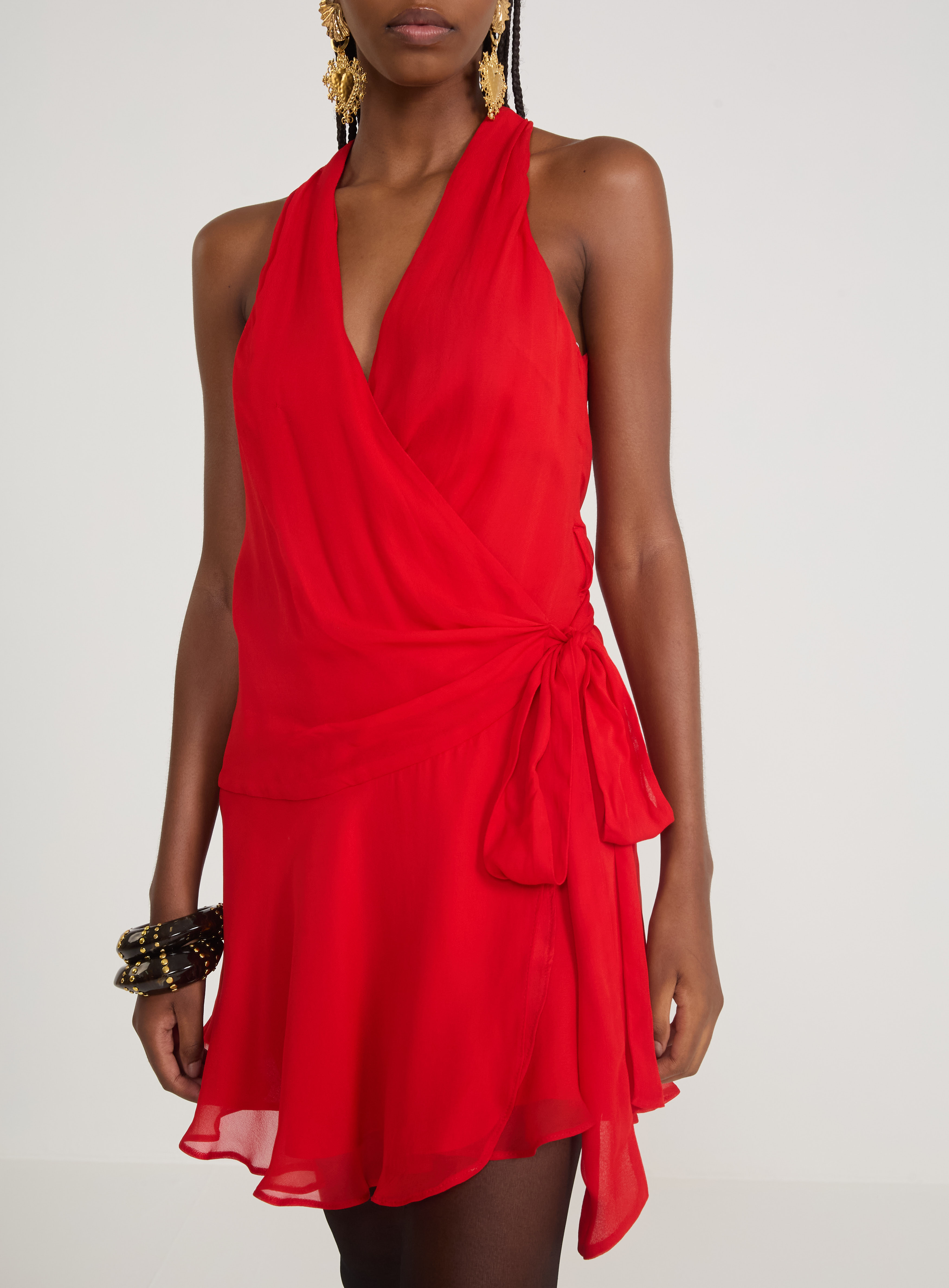 VESTIDO COLCCI M VERMELHO SPARKL