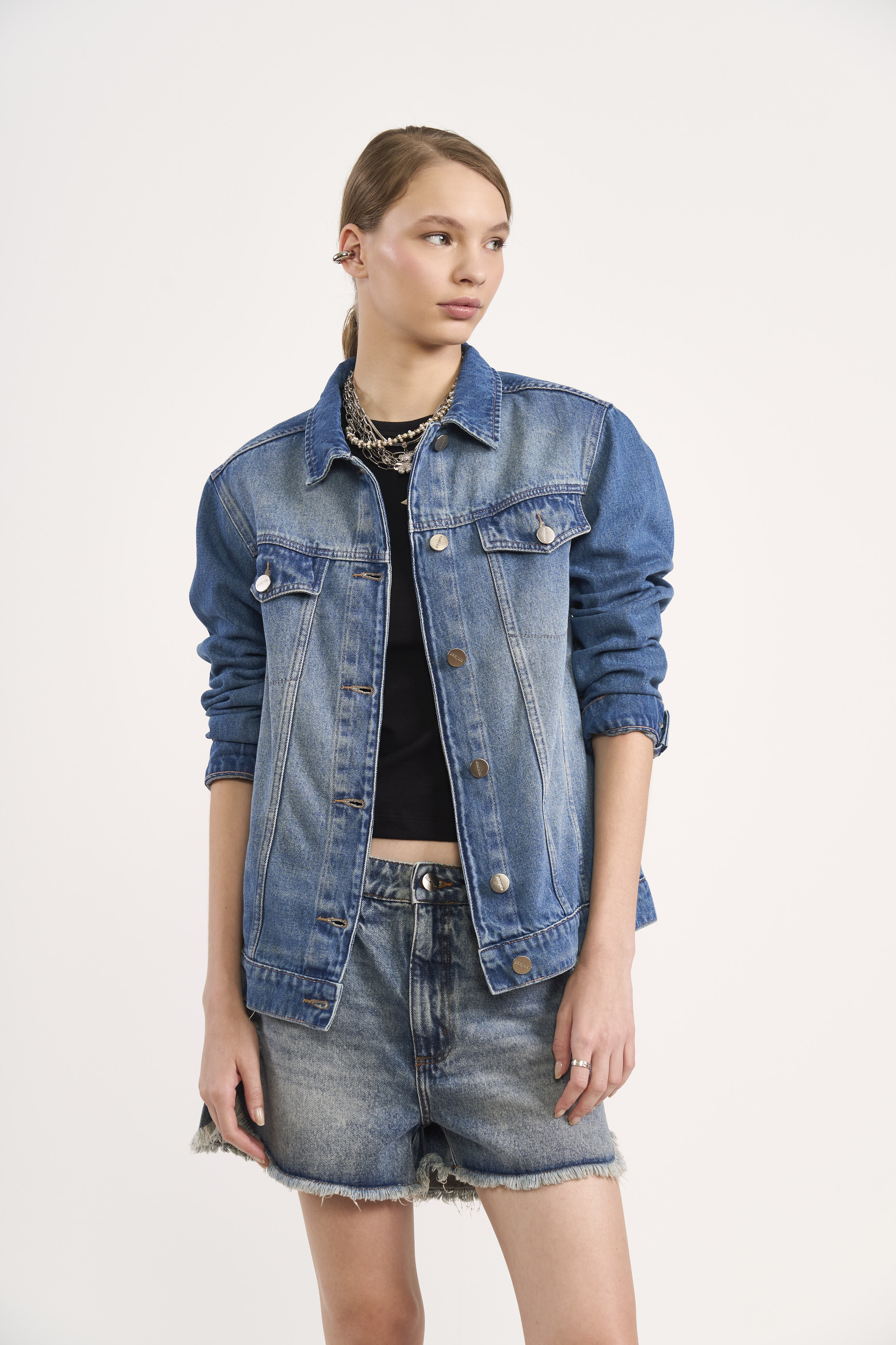 JAQUETA JEANS PP INDIGO